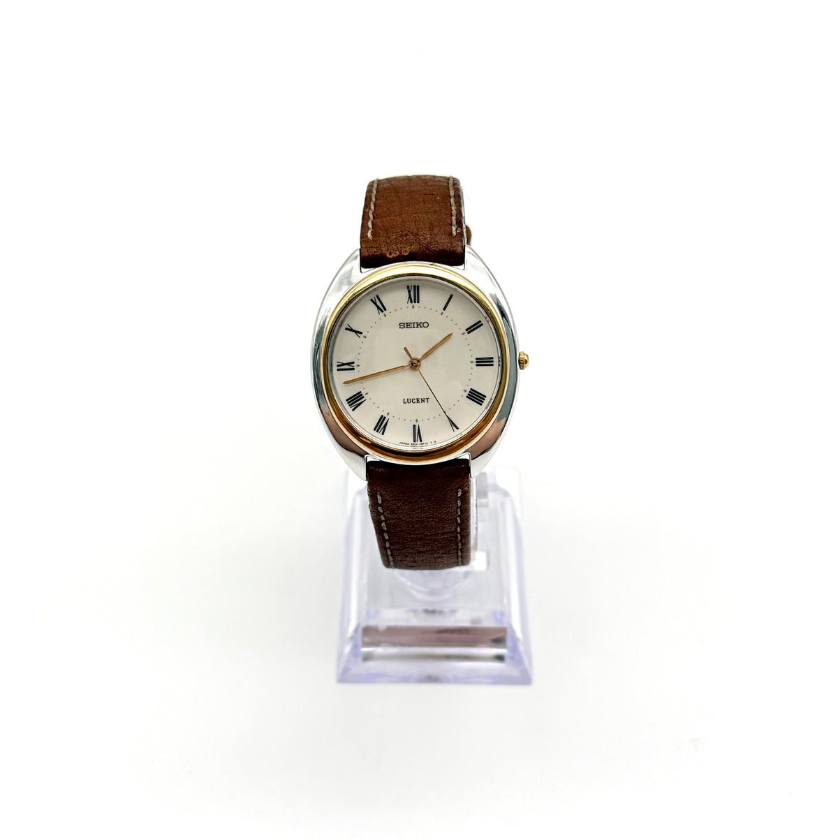 Seiko Lucent 5E21-6E50 Quartz Wristwatch Silver/Gold