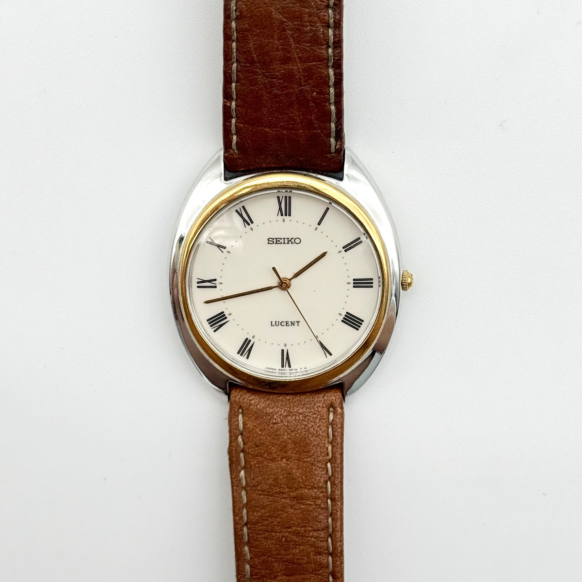 Seiko Lucent 5E21-6E50 Quartz Wristwatch Silver/Gold