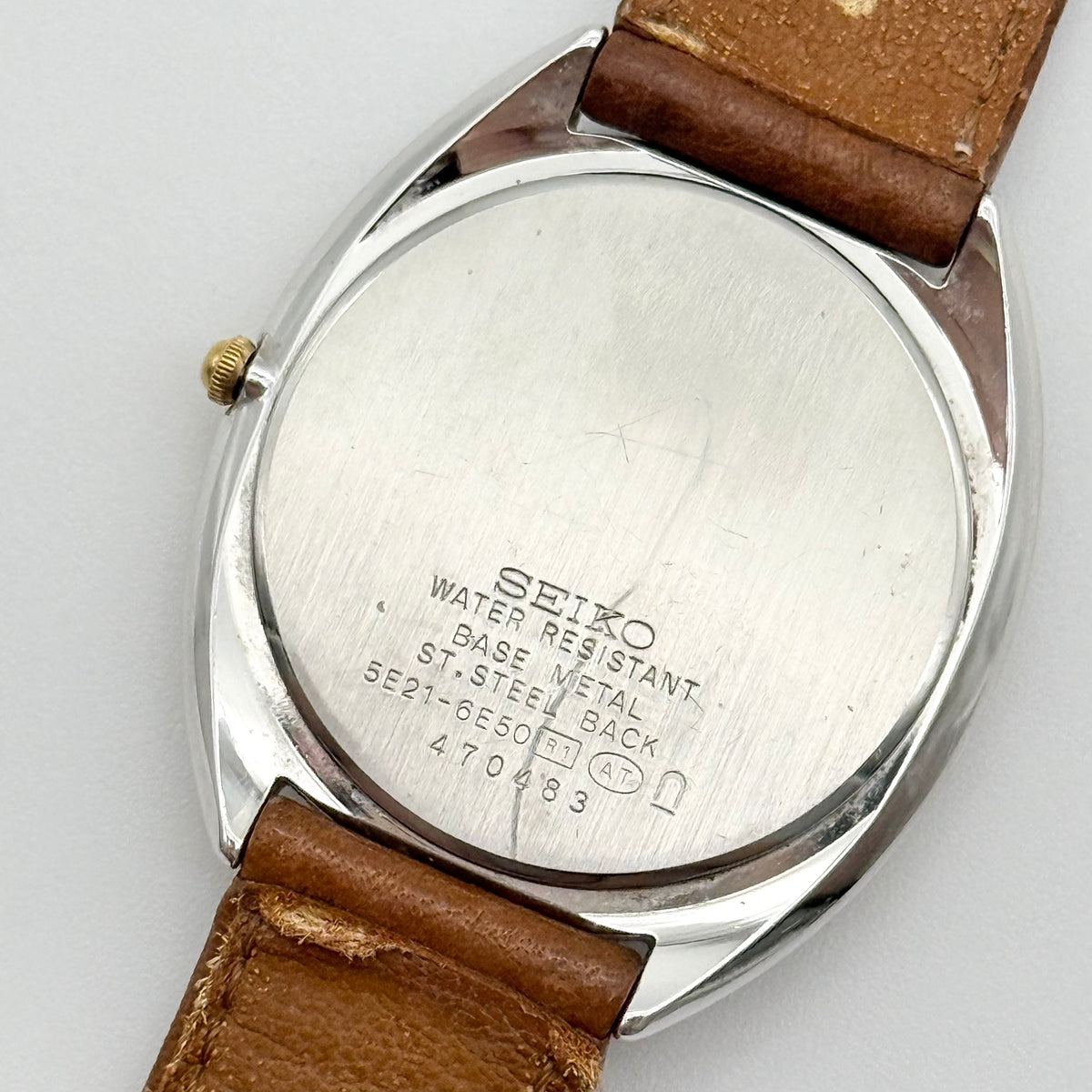 Seiko Lucent 5E21-6E50 Quartz Wristwatch Silver/Gold