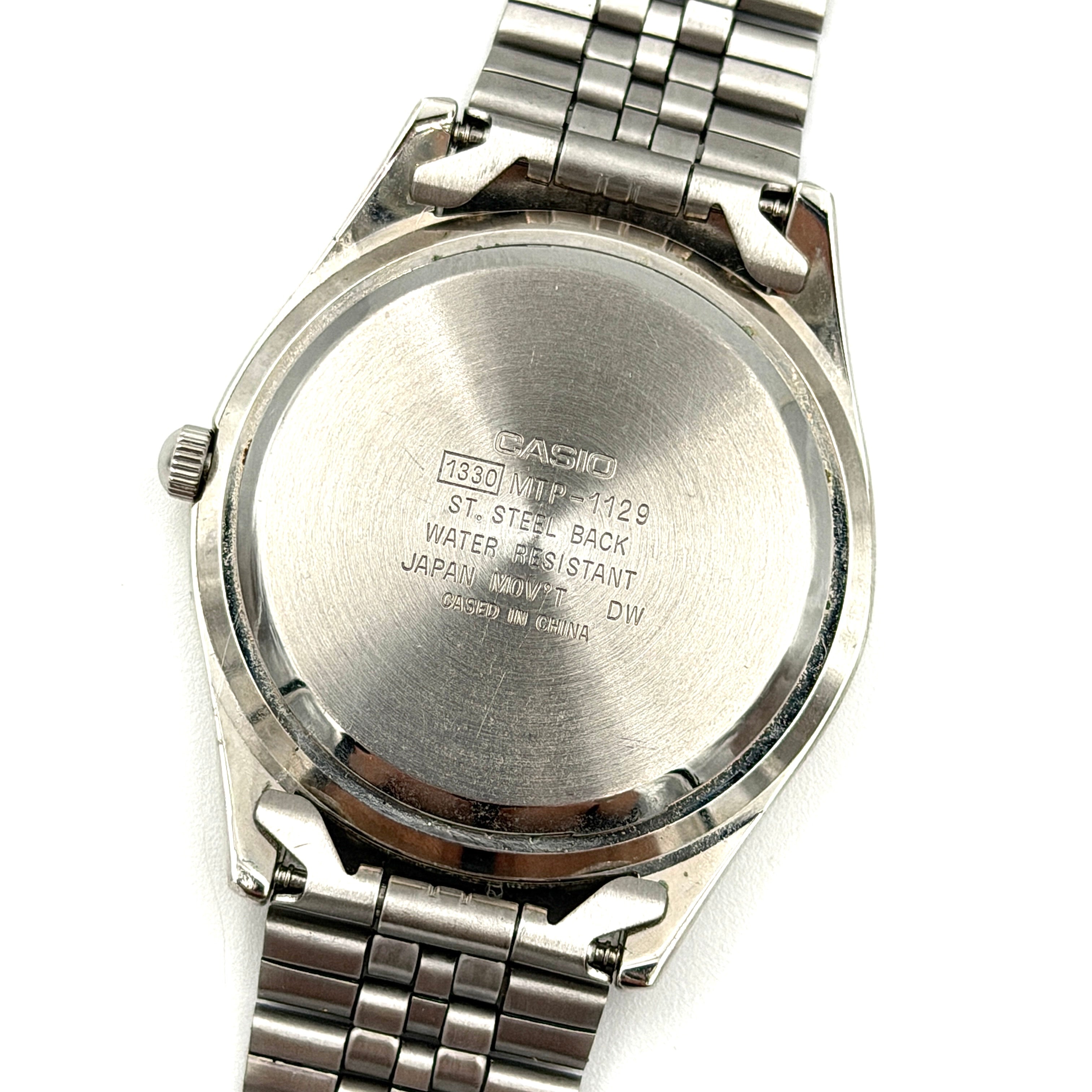 Casio MTP-1129 Stainless Steel Watch Silver