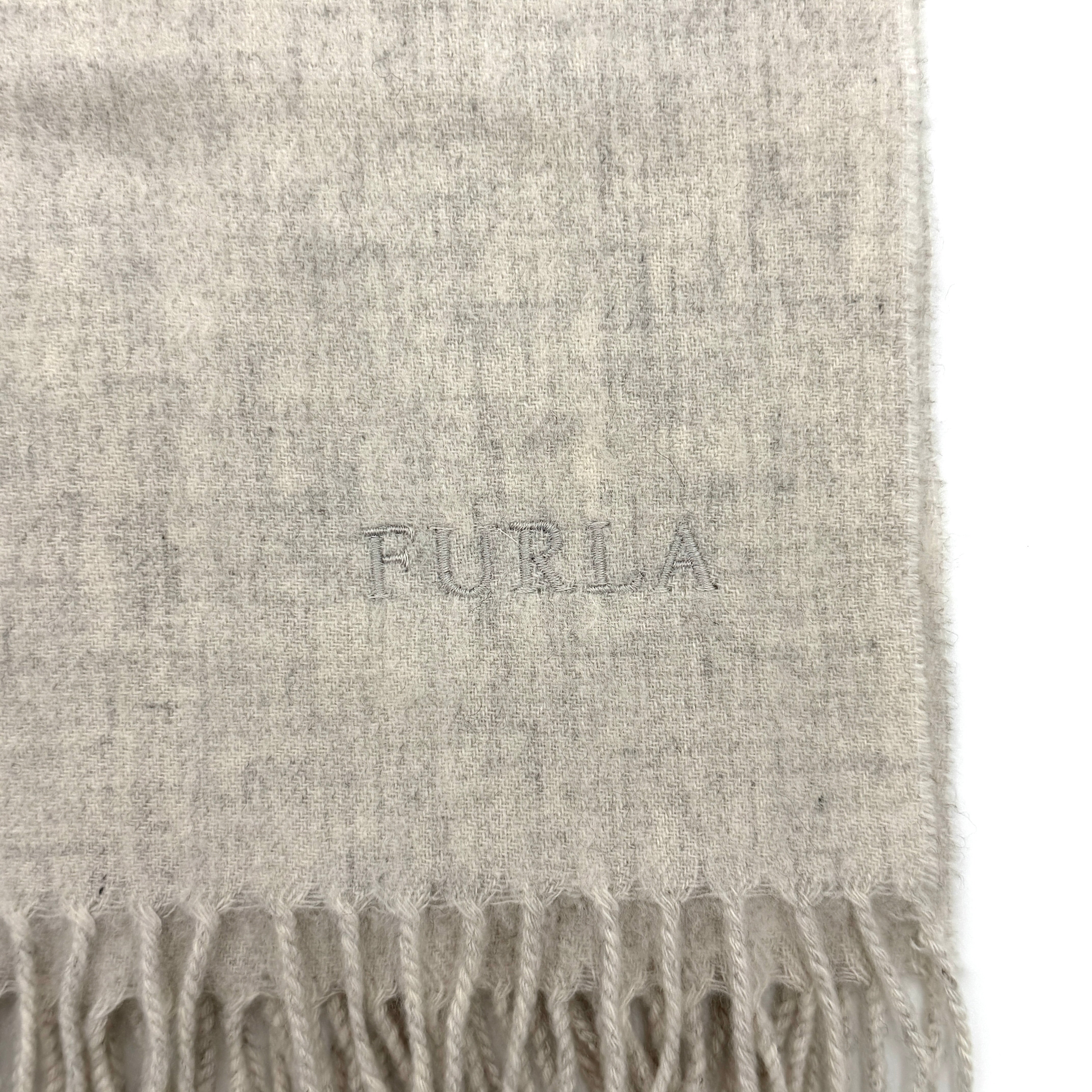 Furla Wool Scarf Grey