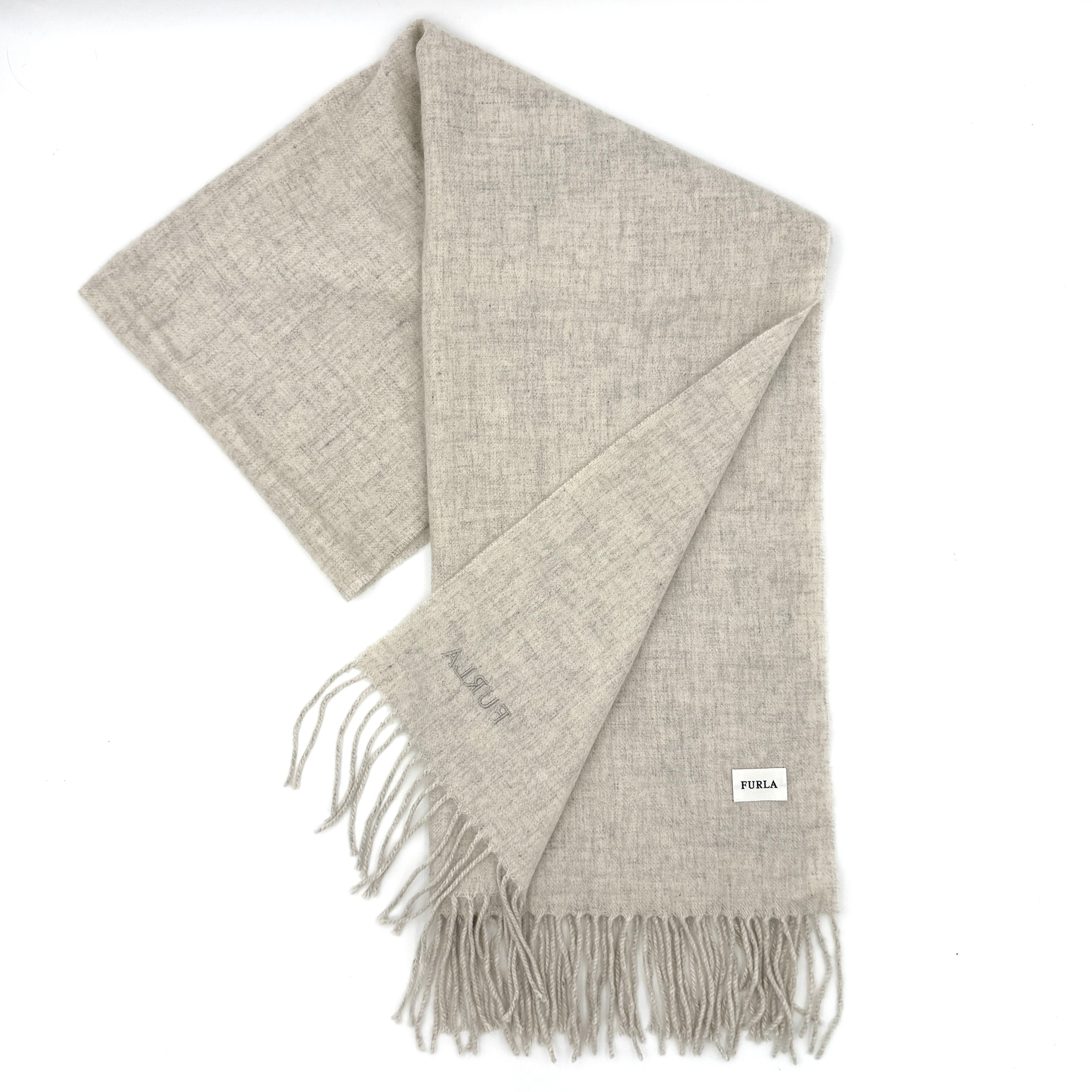 Furla Wool Scarf Grey