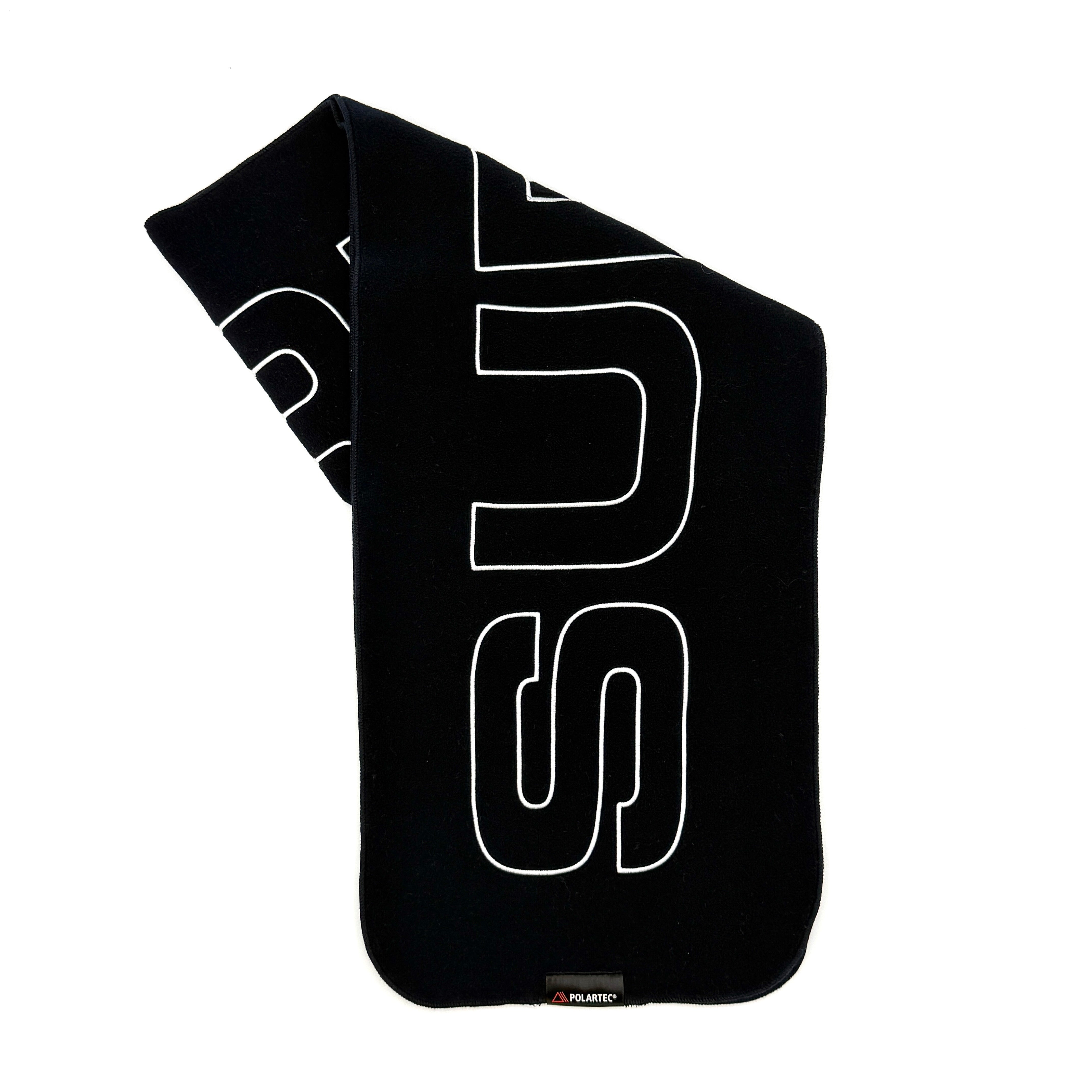Supreme Polartec Logo Scarf Black