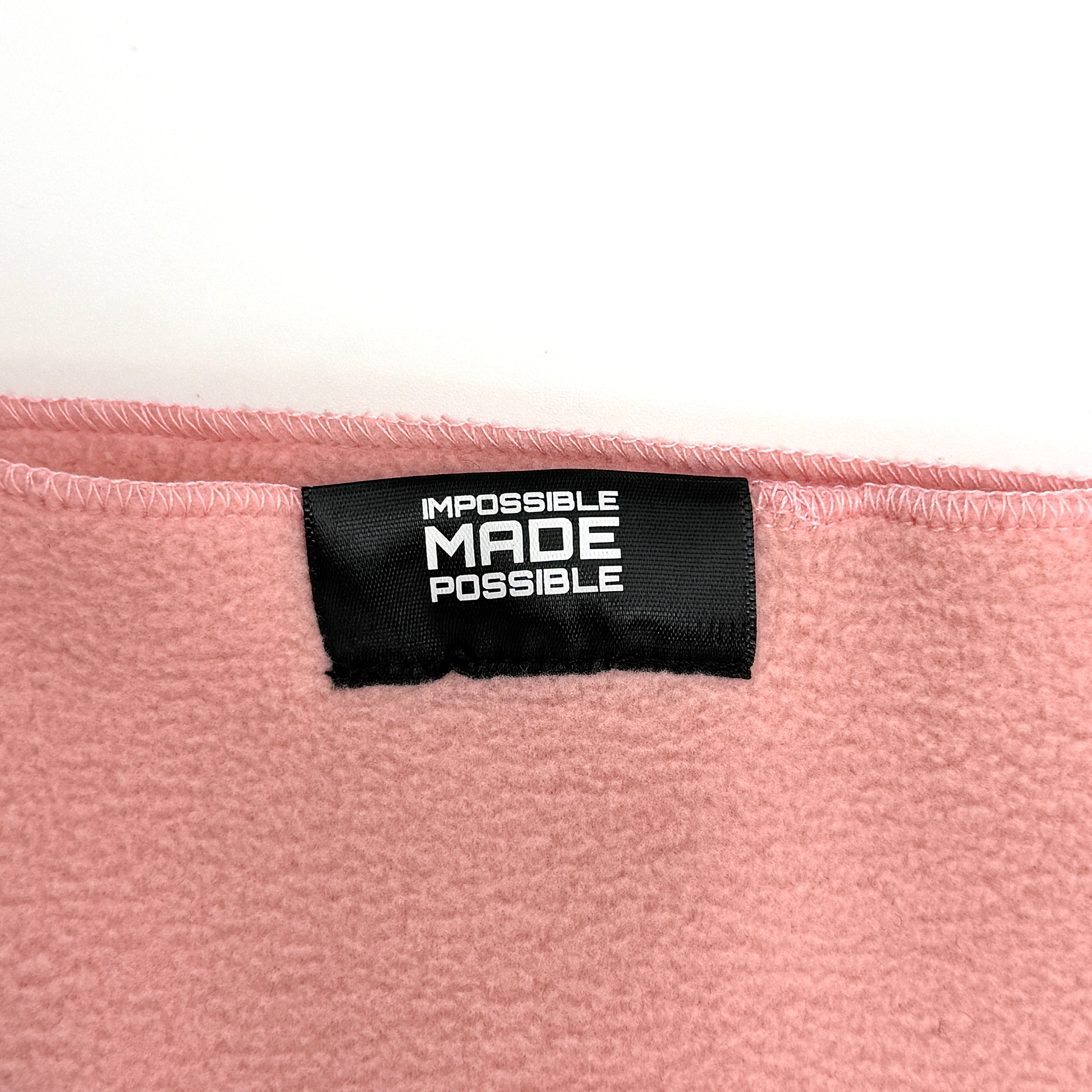 Supreme Polartec Logo Scarf Pink