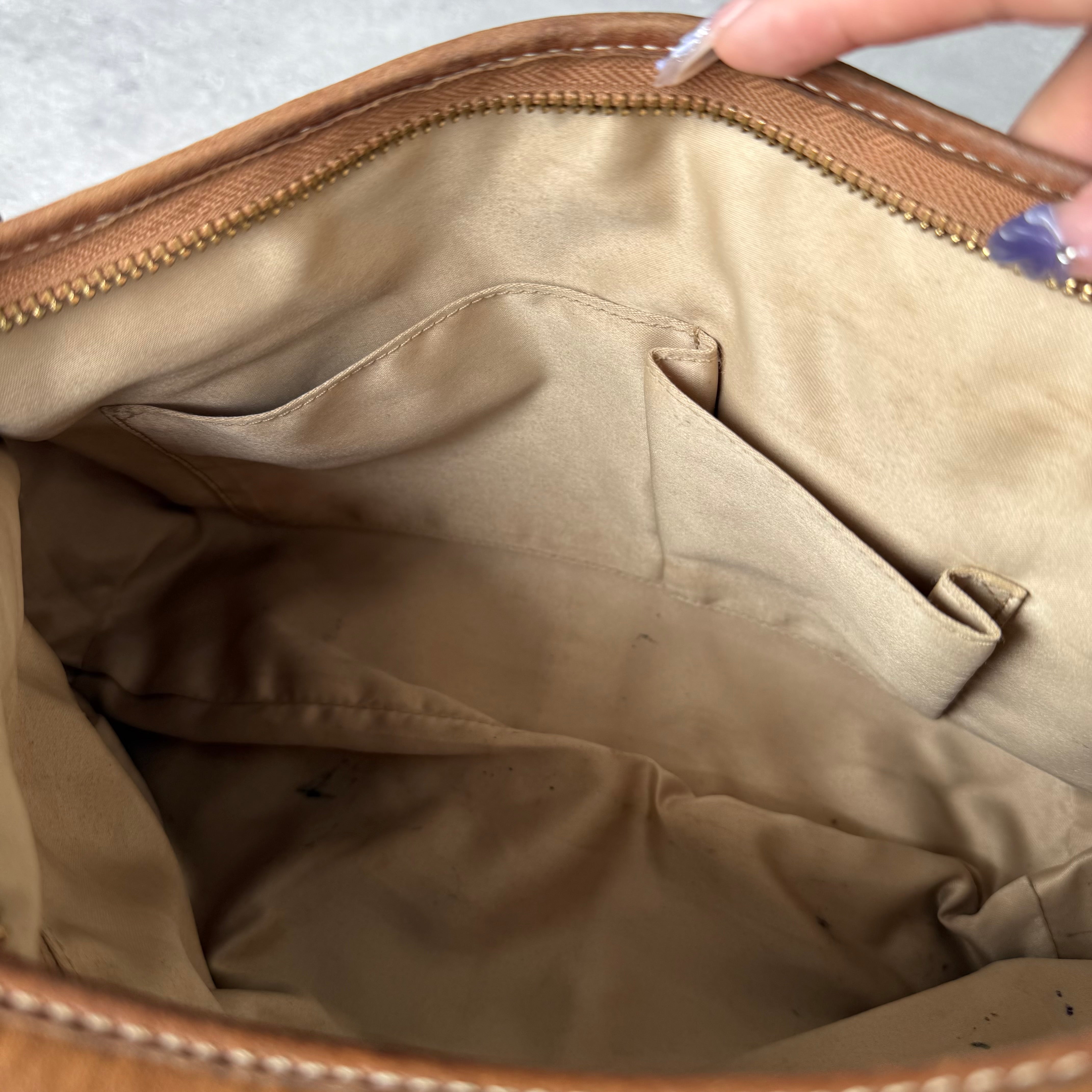 Coach Ergo Hobo Leather Shoulder Bag Brown