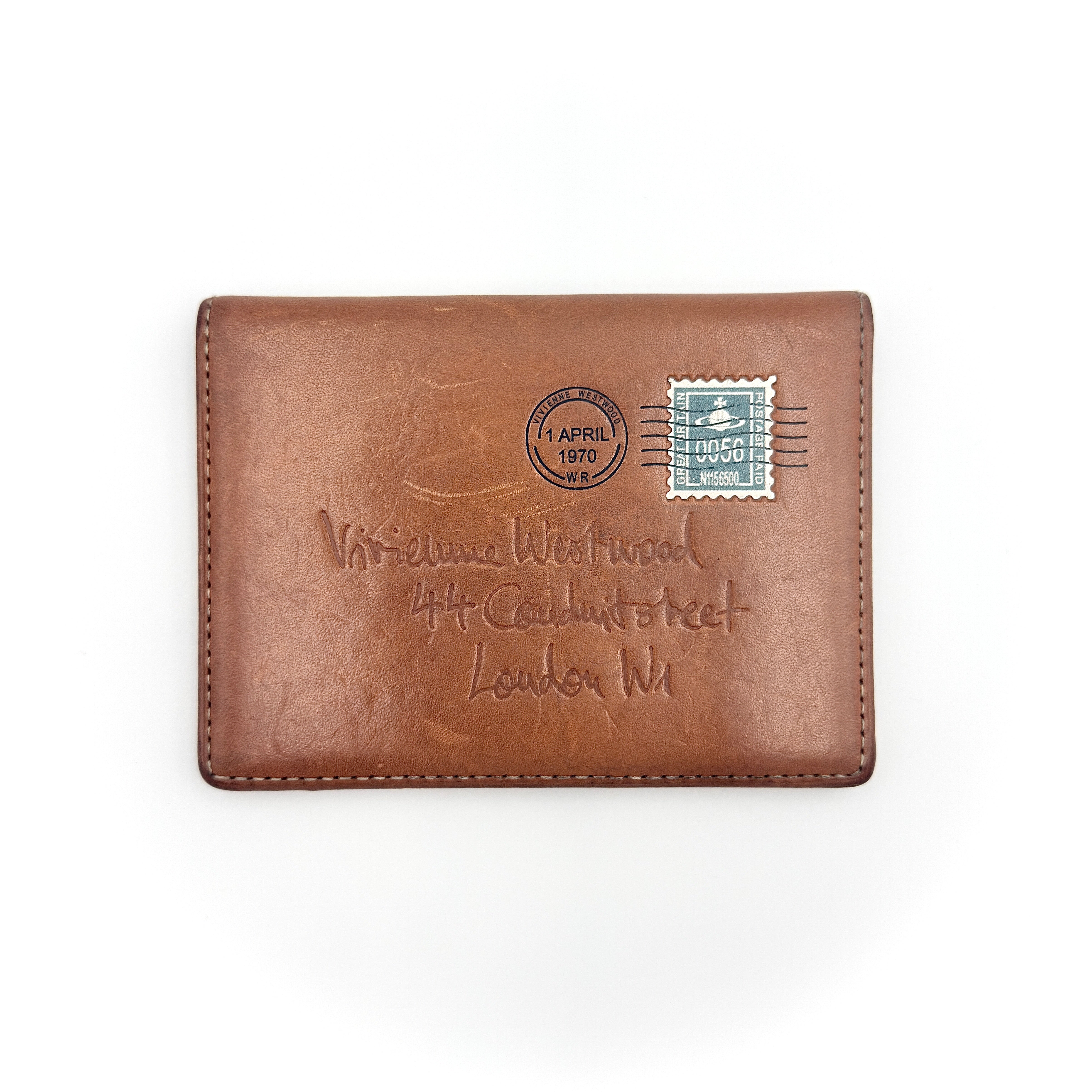 Vivienne Westwood Envelope Card Case Brown
