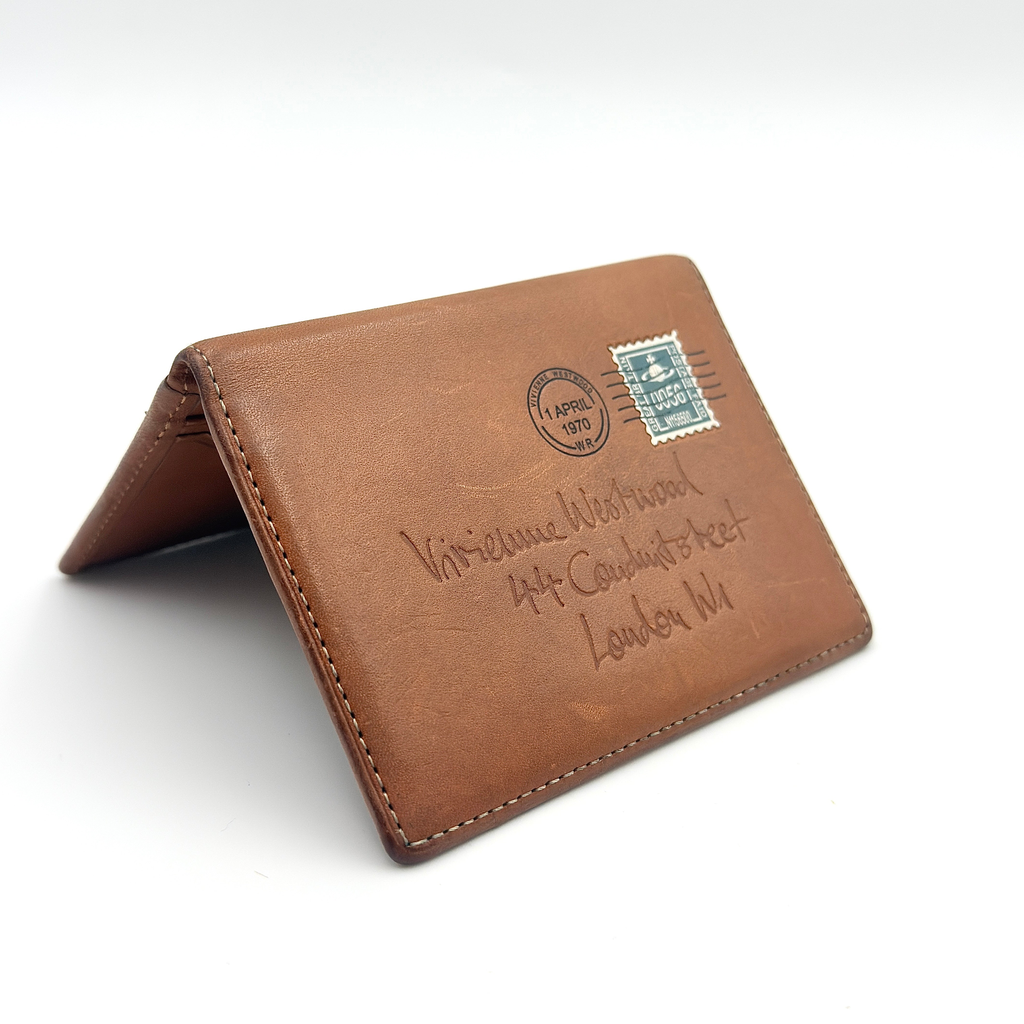 Vivienne Westwood Envelope Card Case Brown