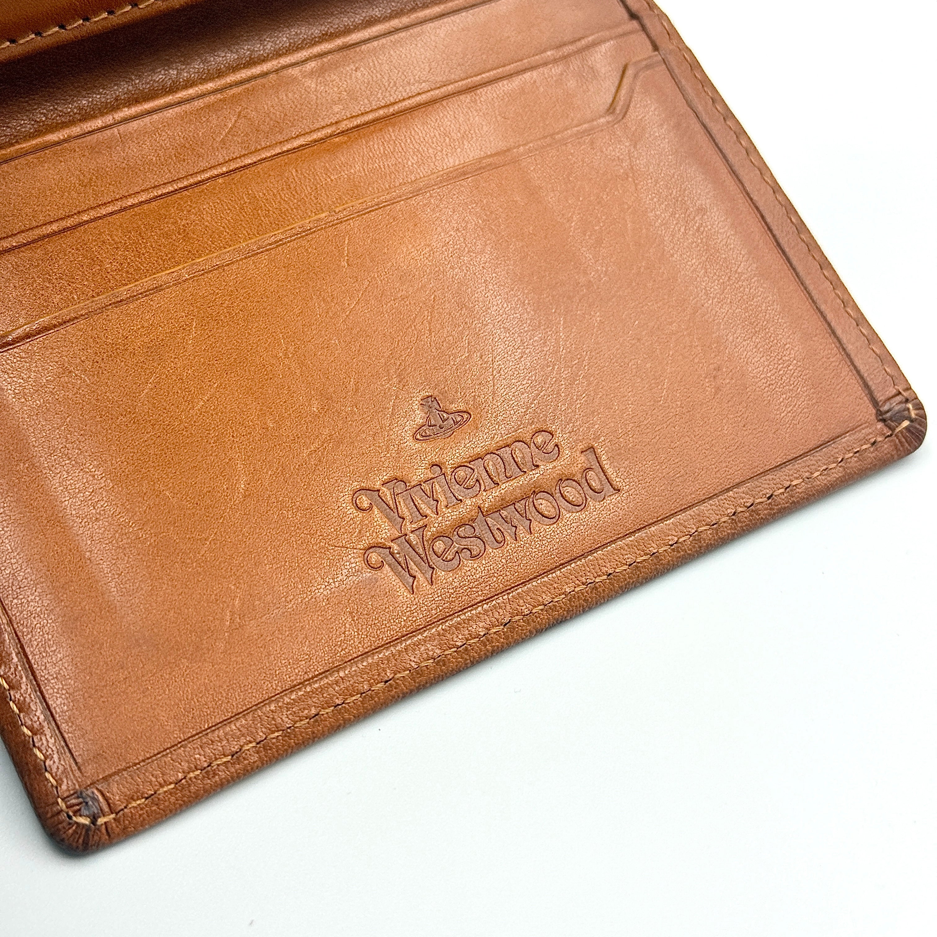 Vivienne Westwood Envelope Card Case Brown