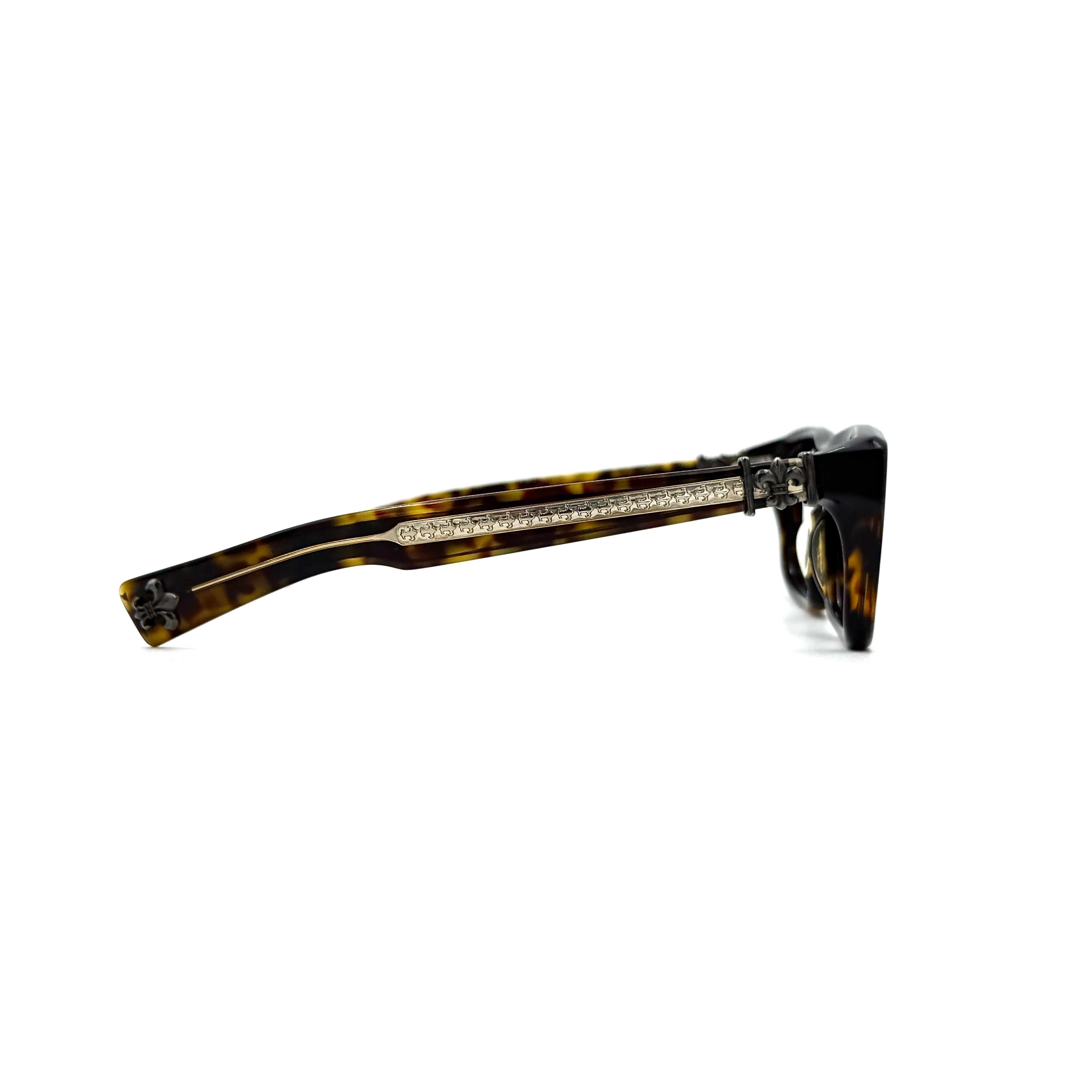 Chrome Hearts MYDIXADRYALL Glasses Havana Dark Tortoiseshell Brown