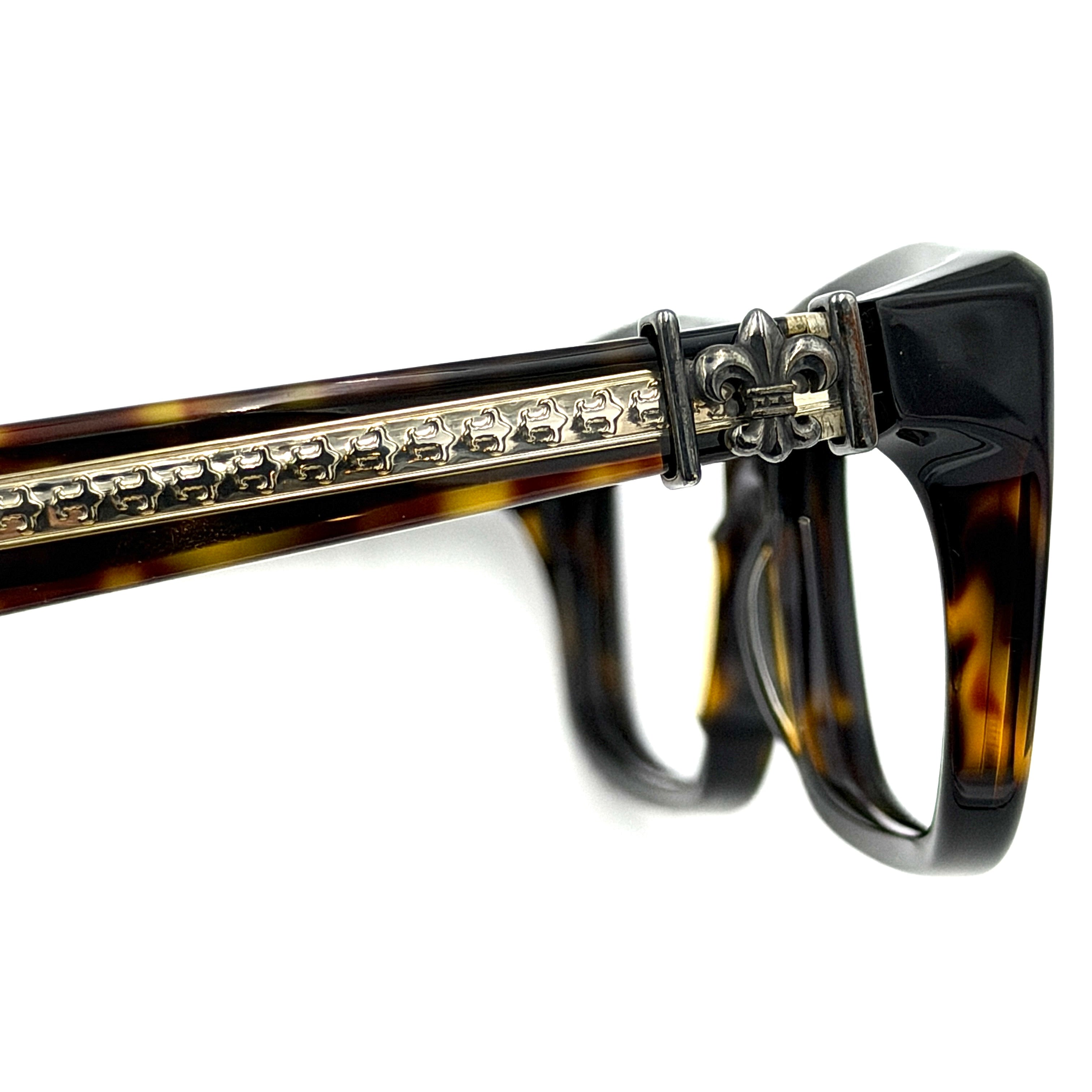 Chrome Hearts MYDIXADRYALL Glasses Havana Dark Tortoiseshell Brown
