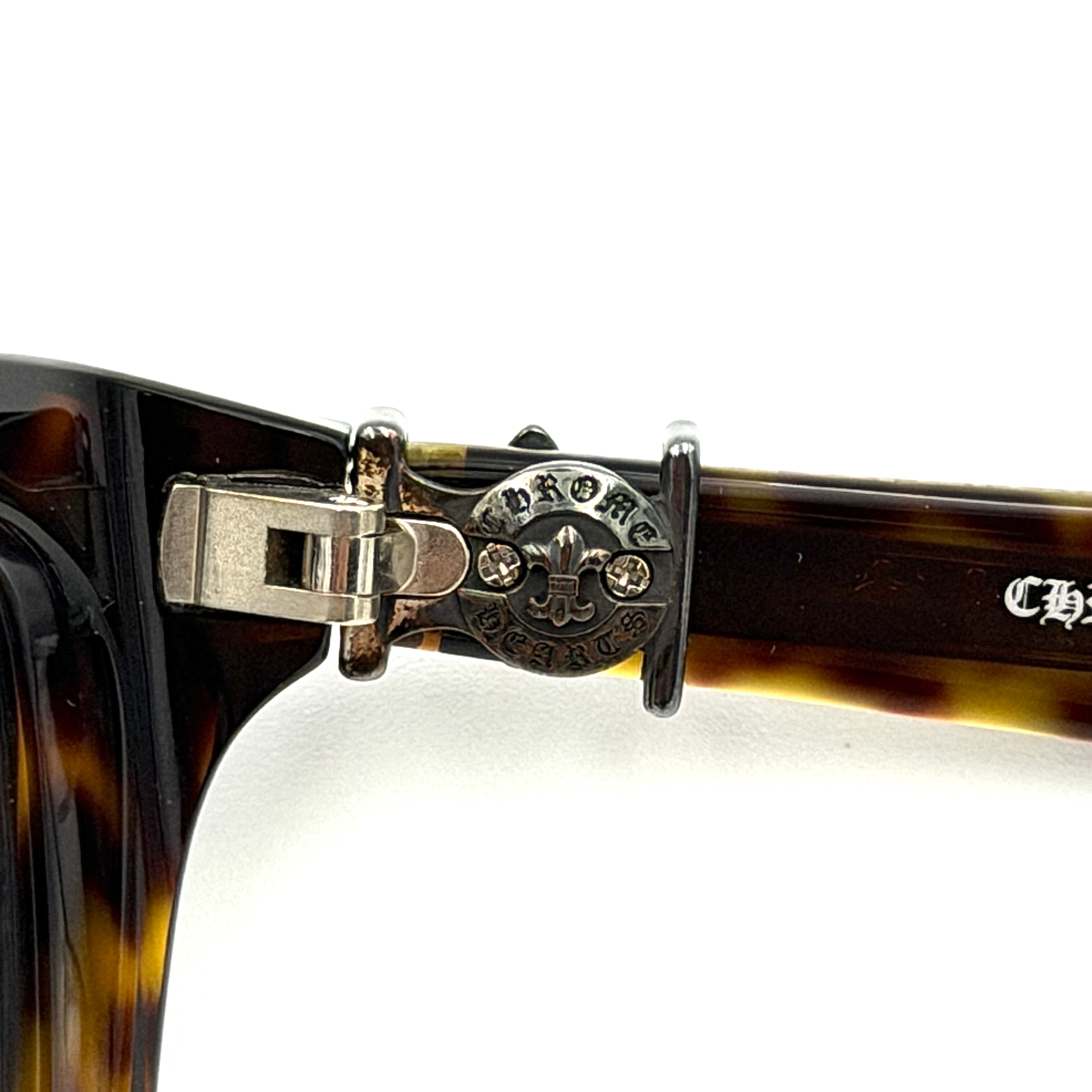 Chrome Hearts MYDIXADRYALL Glasses Havana Dark Tortoiseshell Brown