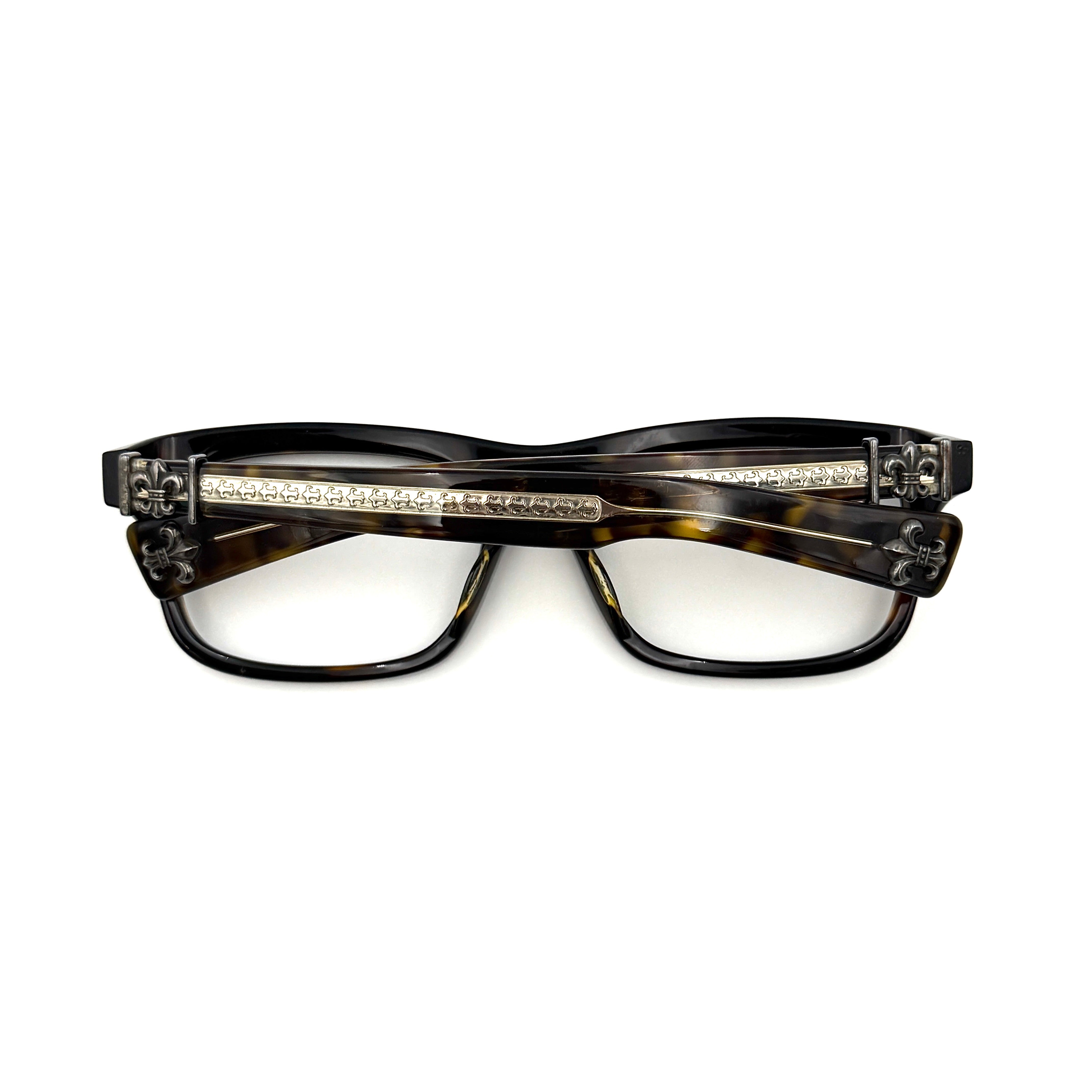 Chrome Hearts MYDIXADRYALL Glasses Havana Dark Tortoiseshell Brown