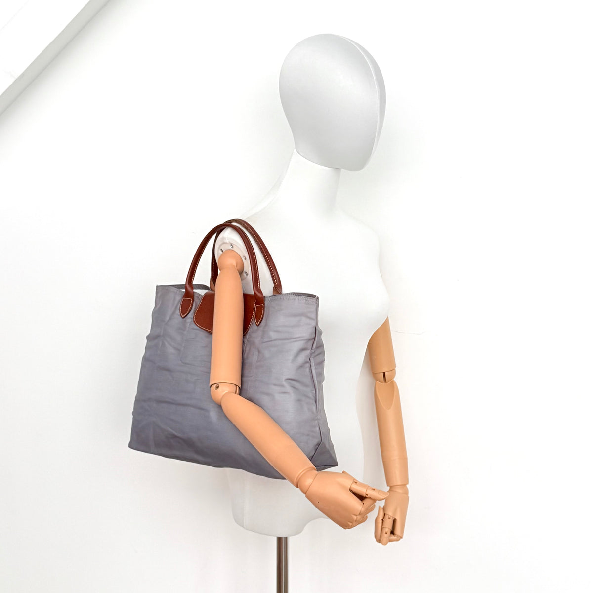 Longchamp Le Pliage Tote Bag Brown/Grey