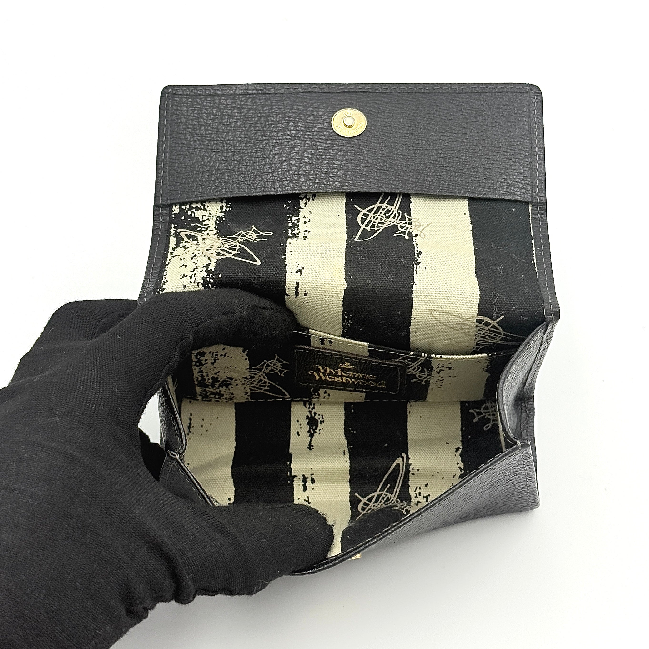 Vivienne Westwood Orb Executive Multi Case Black/Gold