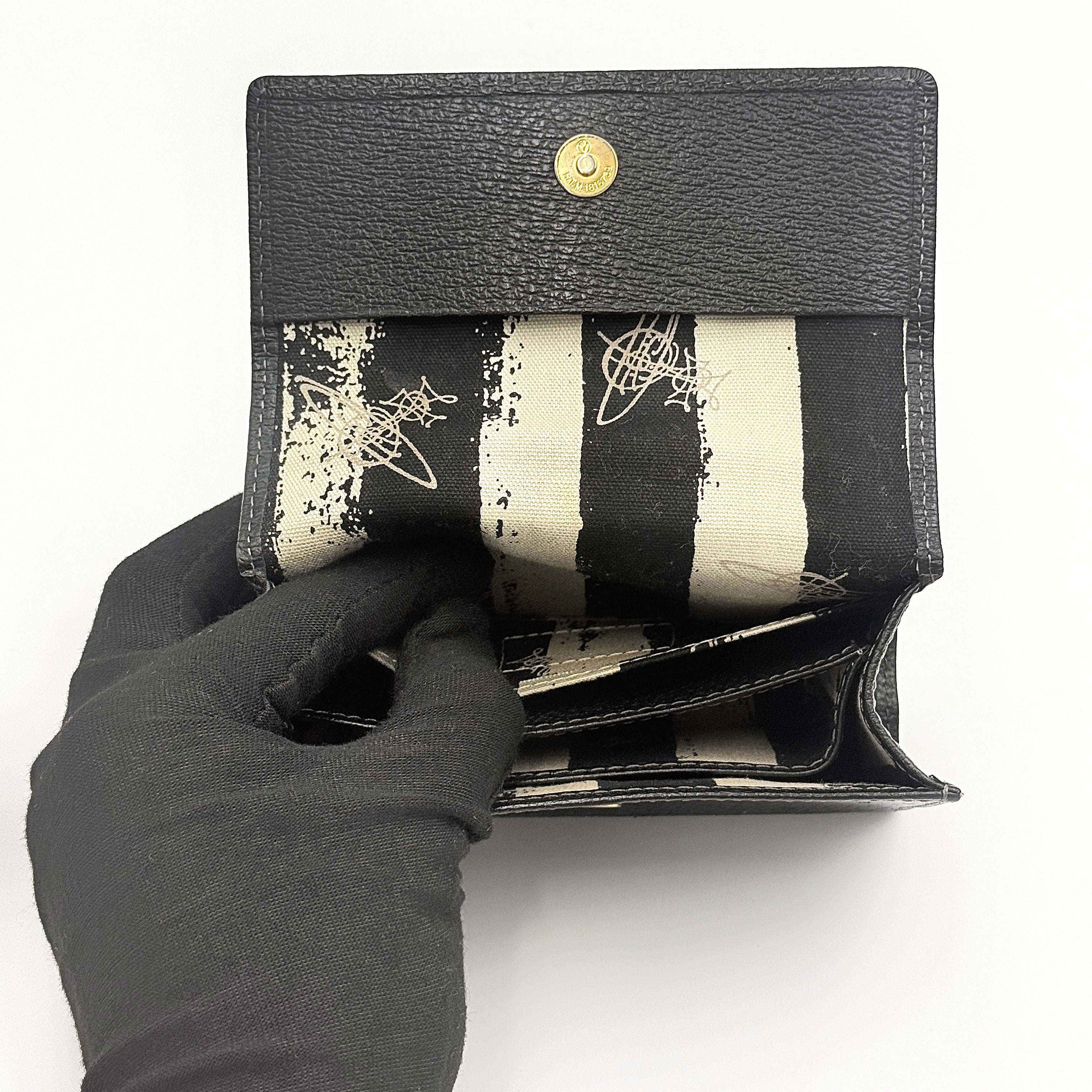 Vivienne Westwood Orb Executive Multi Case Black/Gold