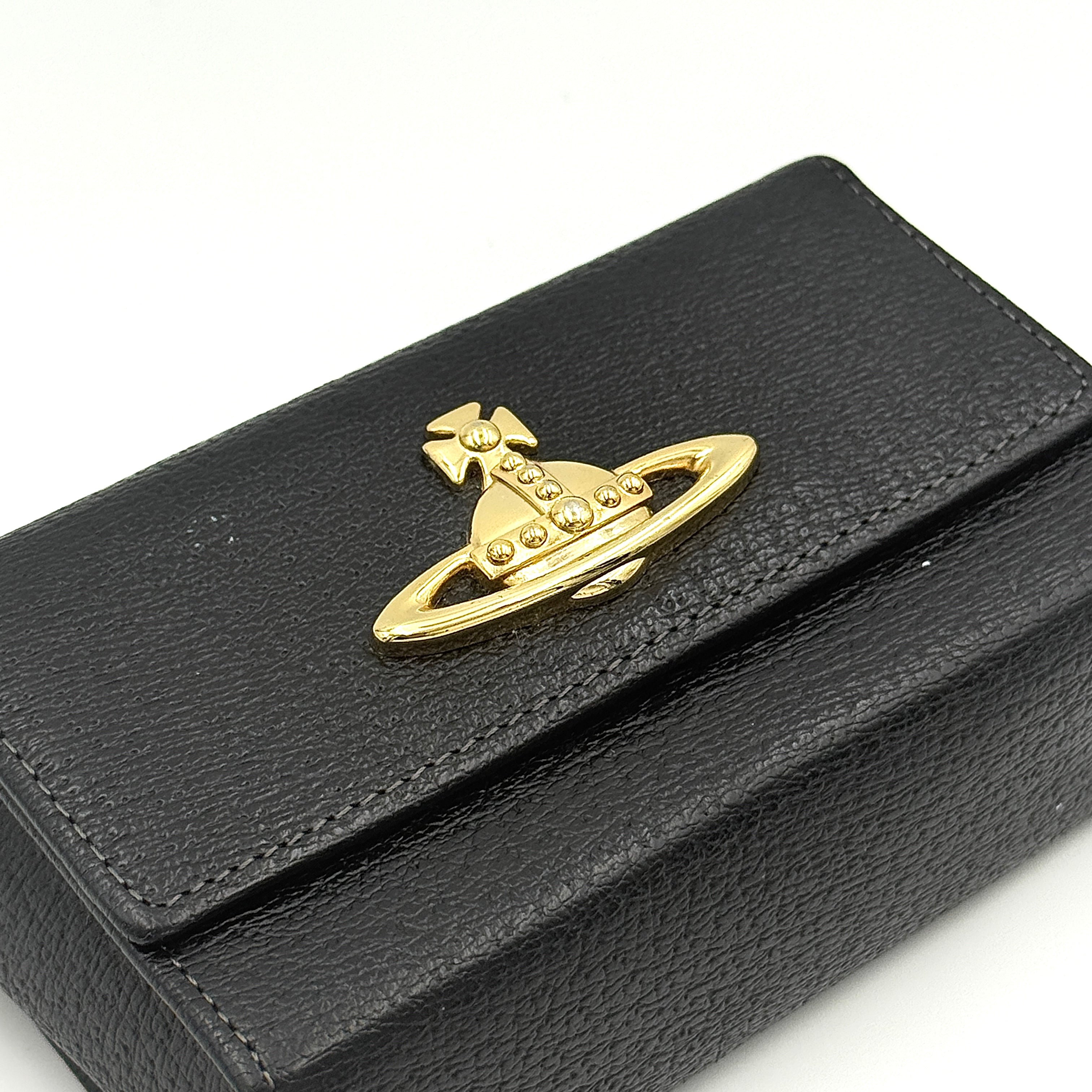 Vivienne Westwood Orb Executive Multi Case Black/Gold