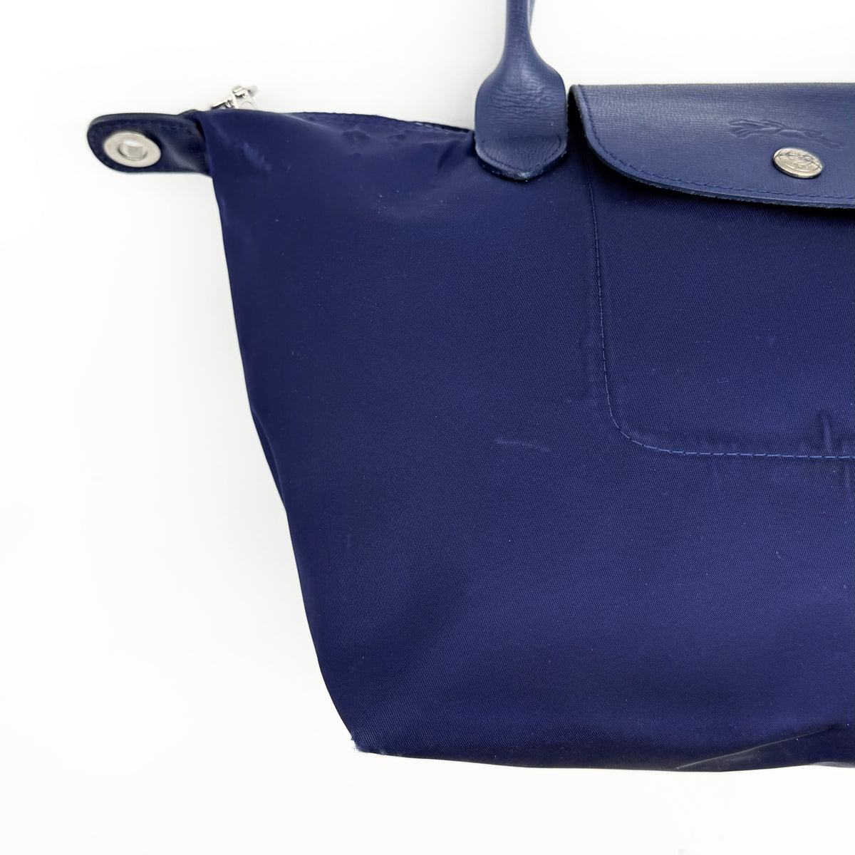Longchamp 2Way Le Pliage Nylon Top-Handle Bag Blue