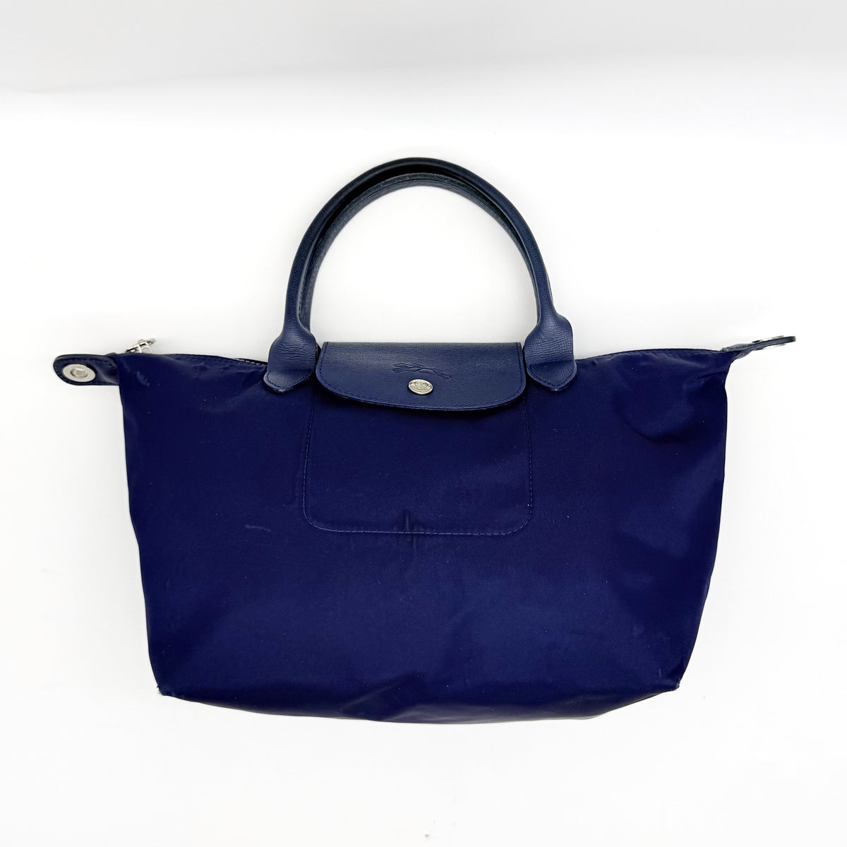 Longchamp 2Way Le Pliage Nylon Top-Handle Bag Blue