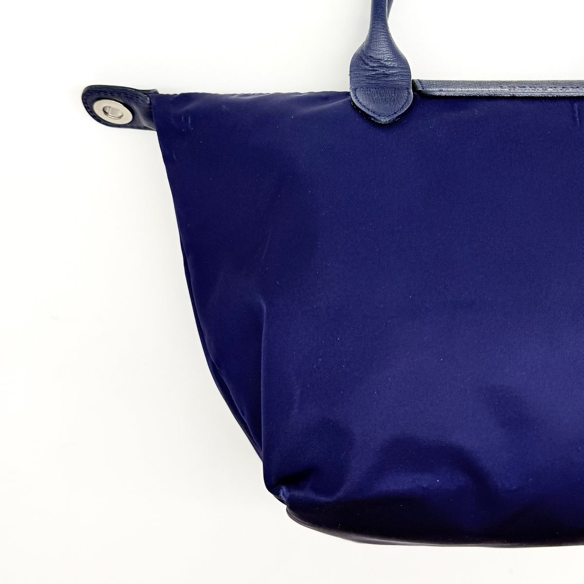 Longchamp 2Way Le Pliage Nylon Top-Handle Bag Blue