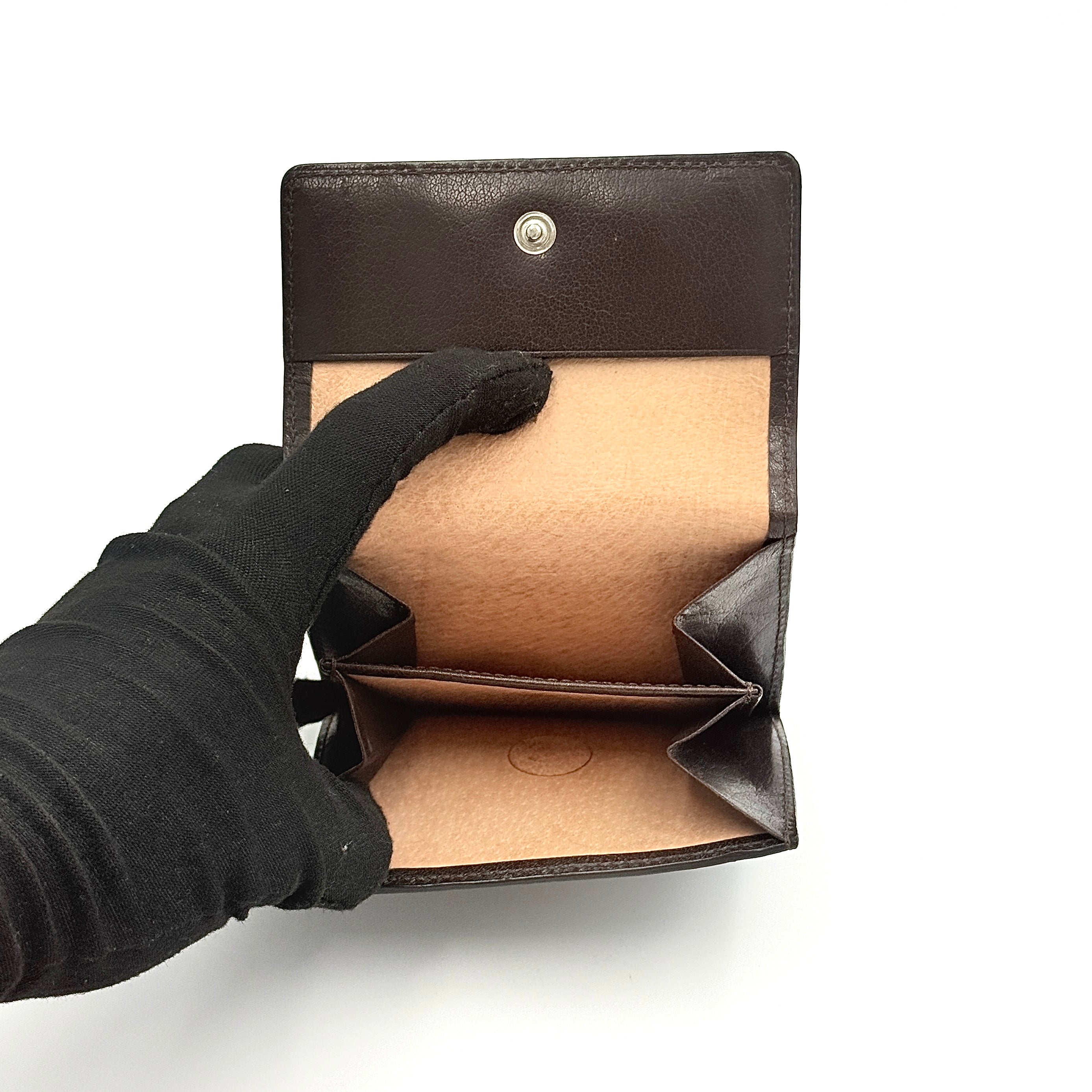 Vivienne Westwood Signature Orb Wallet Dark Brown