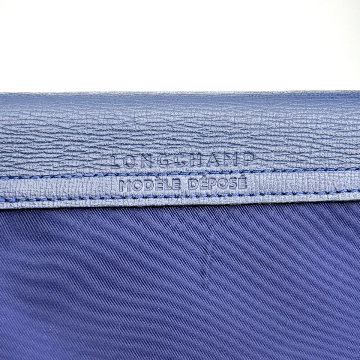 Longchamp 2Way Le Pliage Nylon Top-Handle Bag Blue