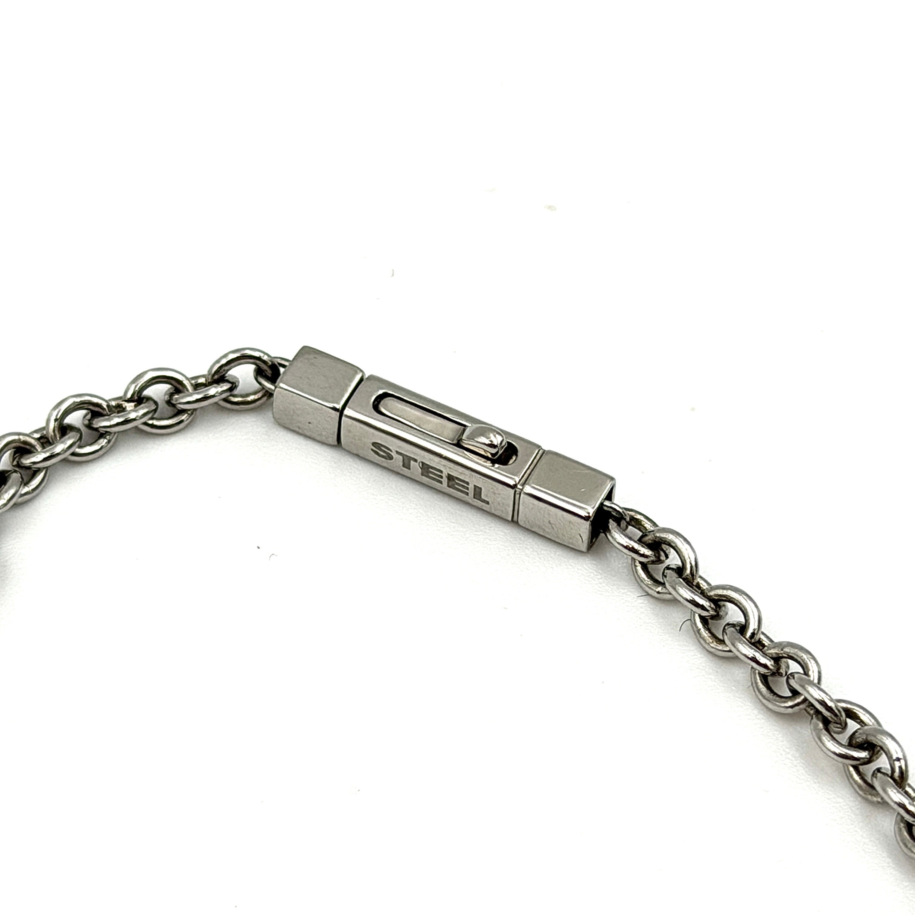 Diesel Logo Double Chain Necklace