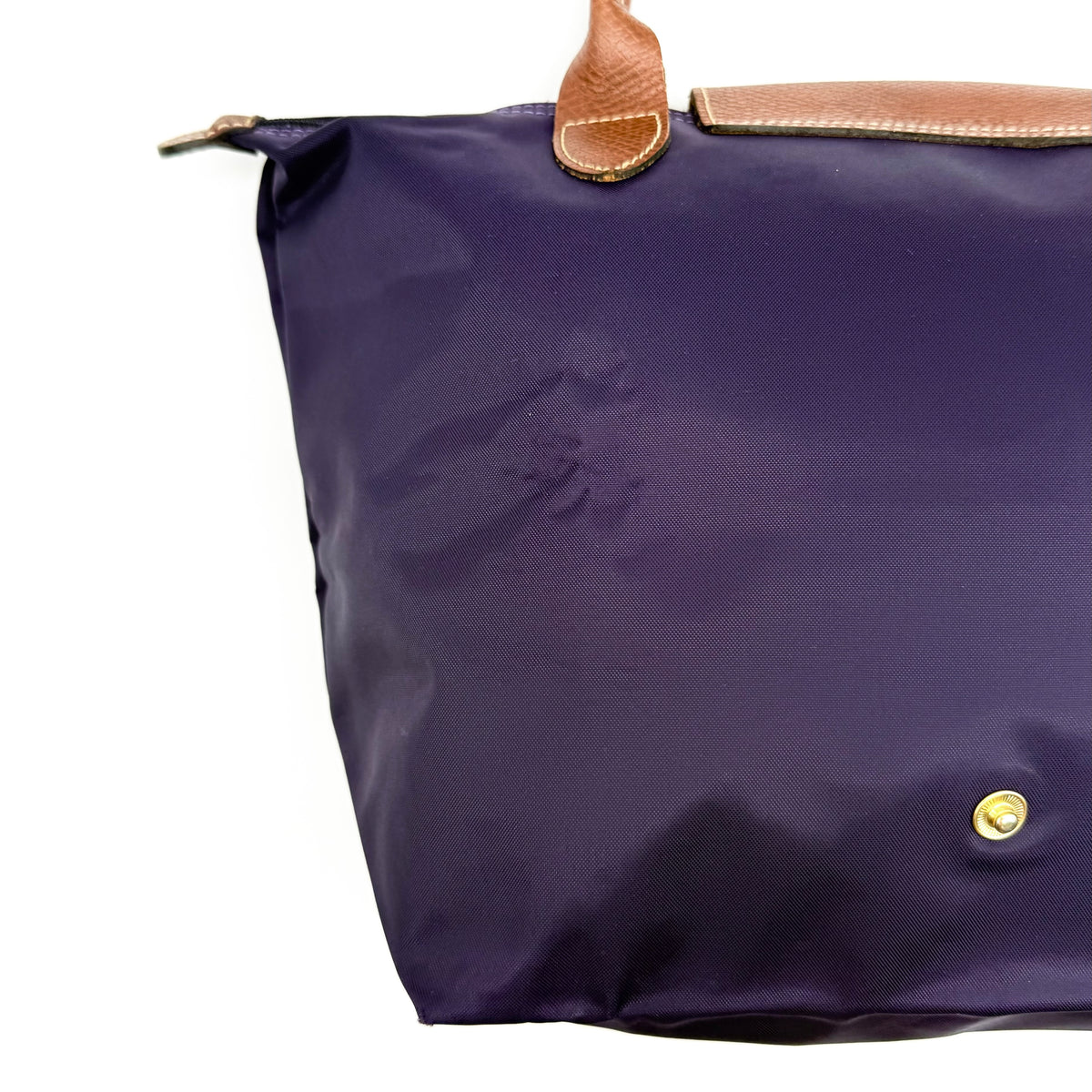 Longchamp Le Pliage Shoulder Tote Bag Brown/Purple