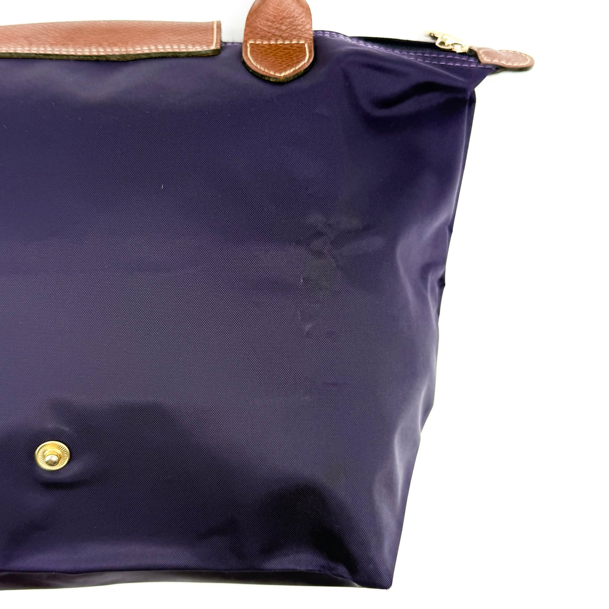 Longchamp Le Pliage Shoulder Tote Bag Brown/Purple