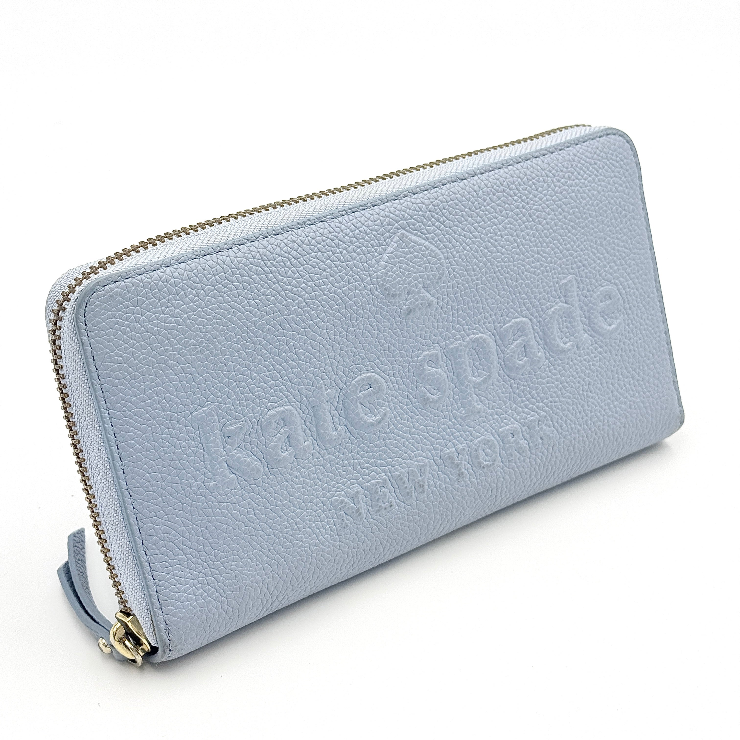 Kate Spade New York Zip-Around Continental Wallet Light Blue