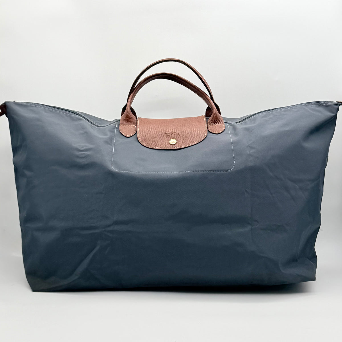 Longchamp Le Pliage Original Travel Bag Brown/Blue
