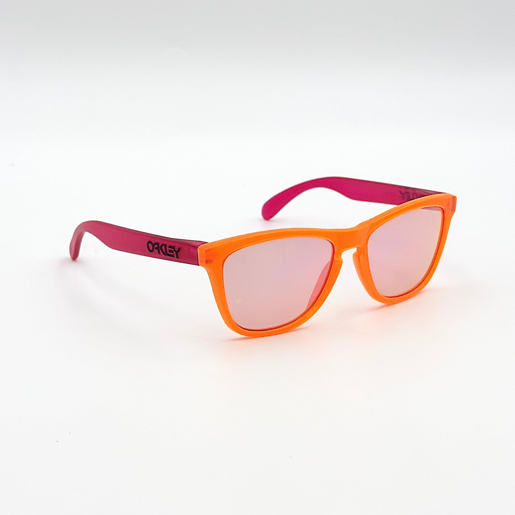 Oakley Frogskins Blacklight 24-284 Sunglasses Orange/Pink