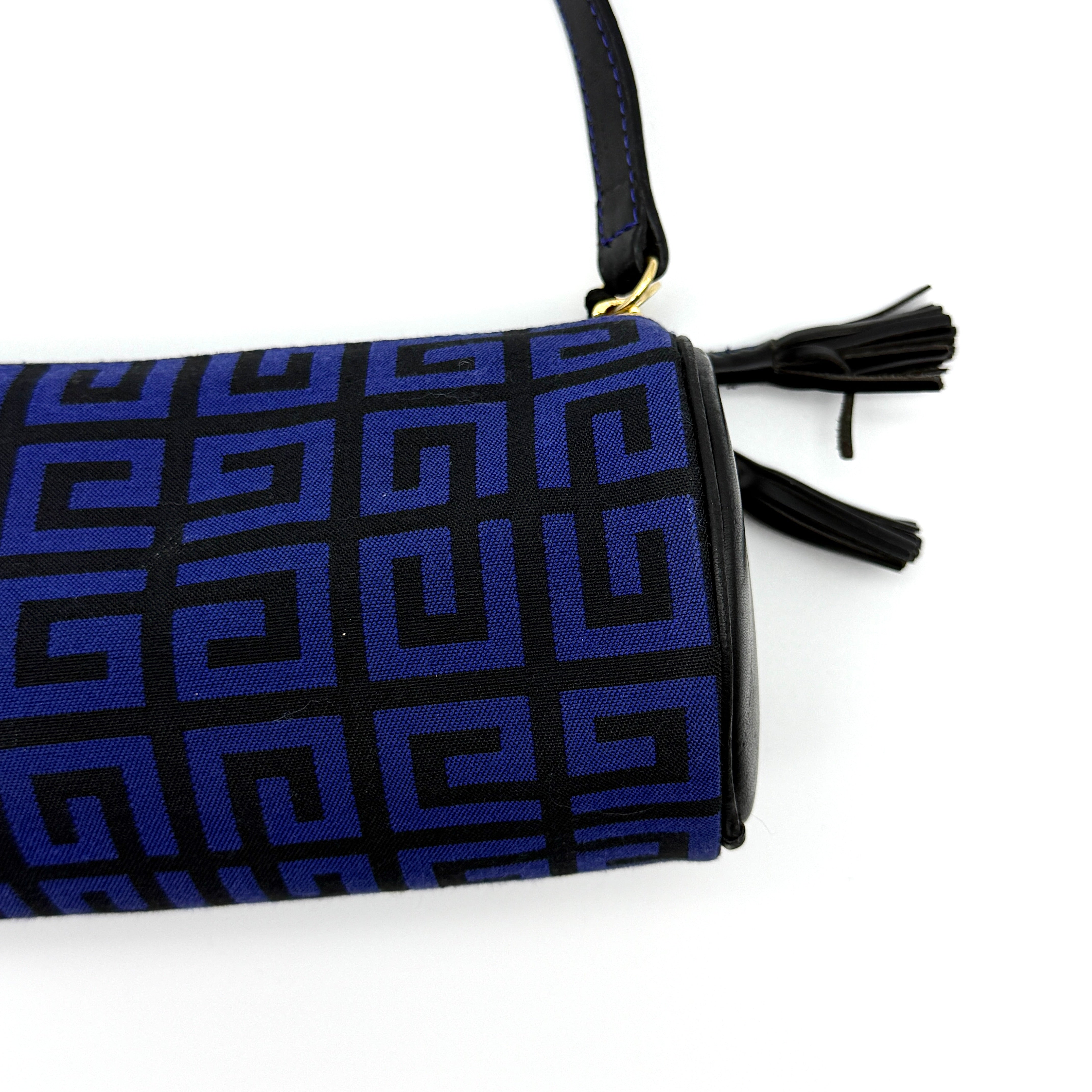 Givenchy 4G Monogram Baguette Bag Blue/Black