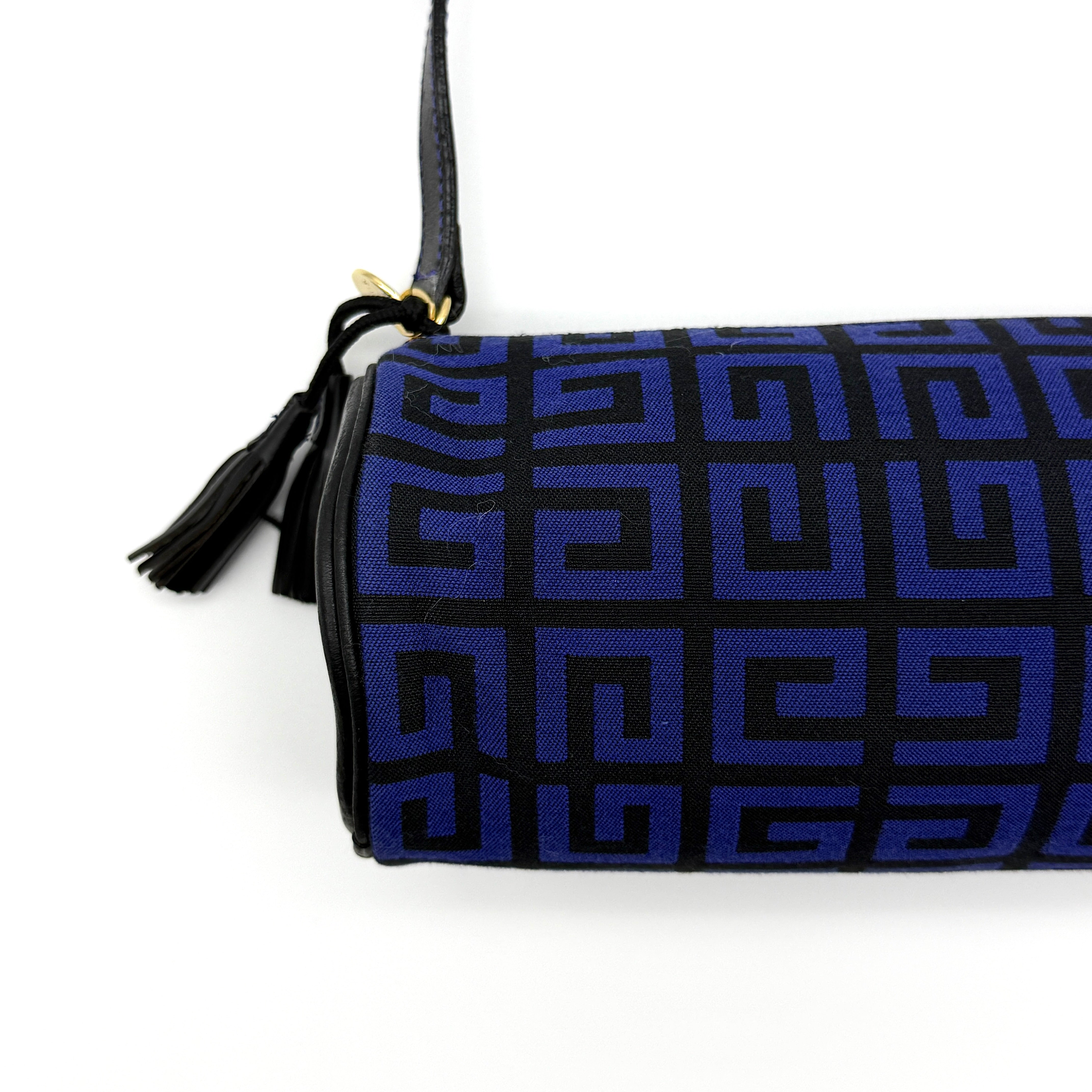 Givenchy 4G Monogram Baguette Bag Blue/Black