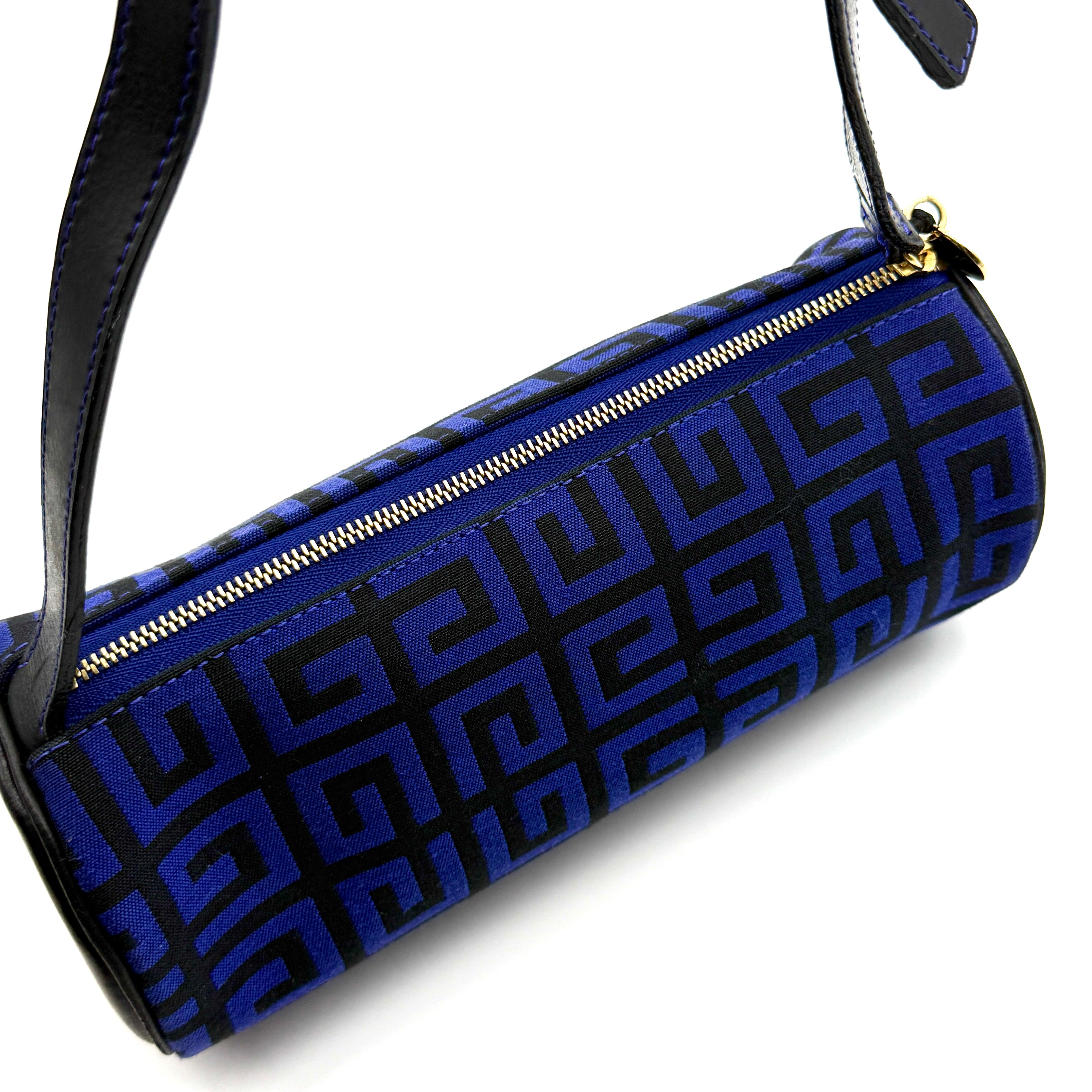 Givenchy 4G Monogram Baguette Bag Blue/Black