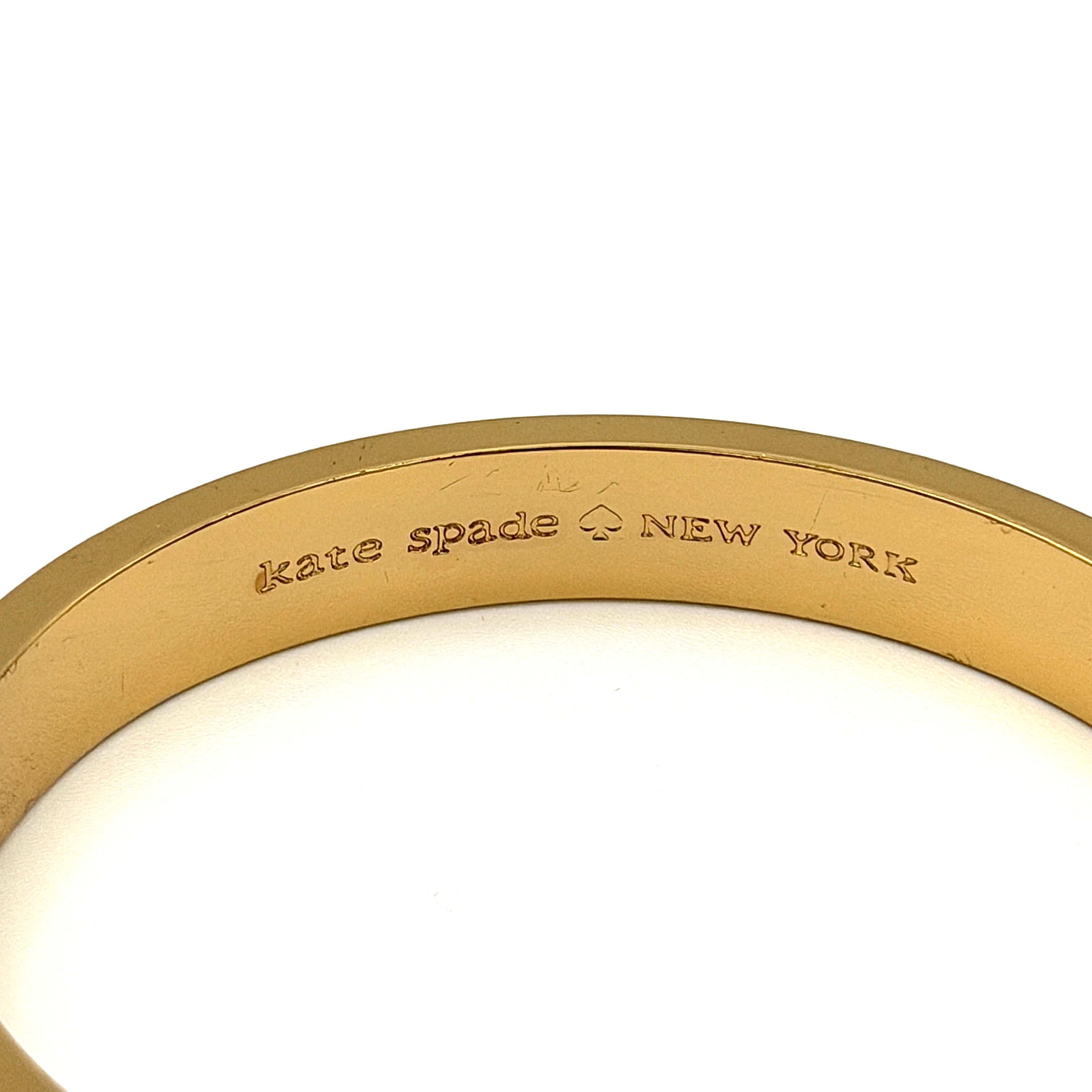 Kate Spade No Limits Knitted Bangle Bracelet Gold