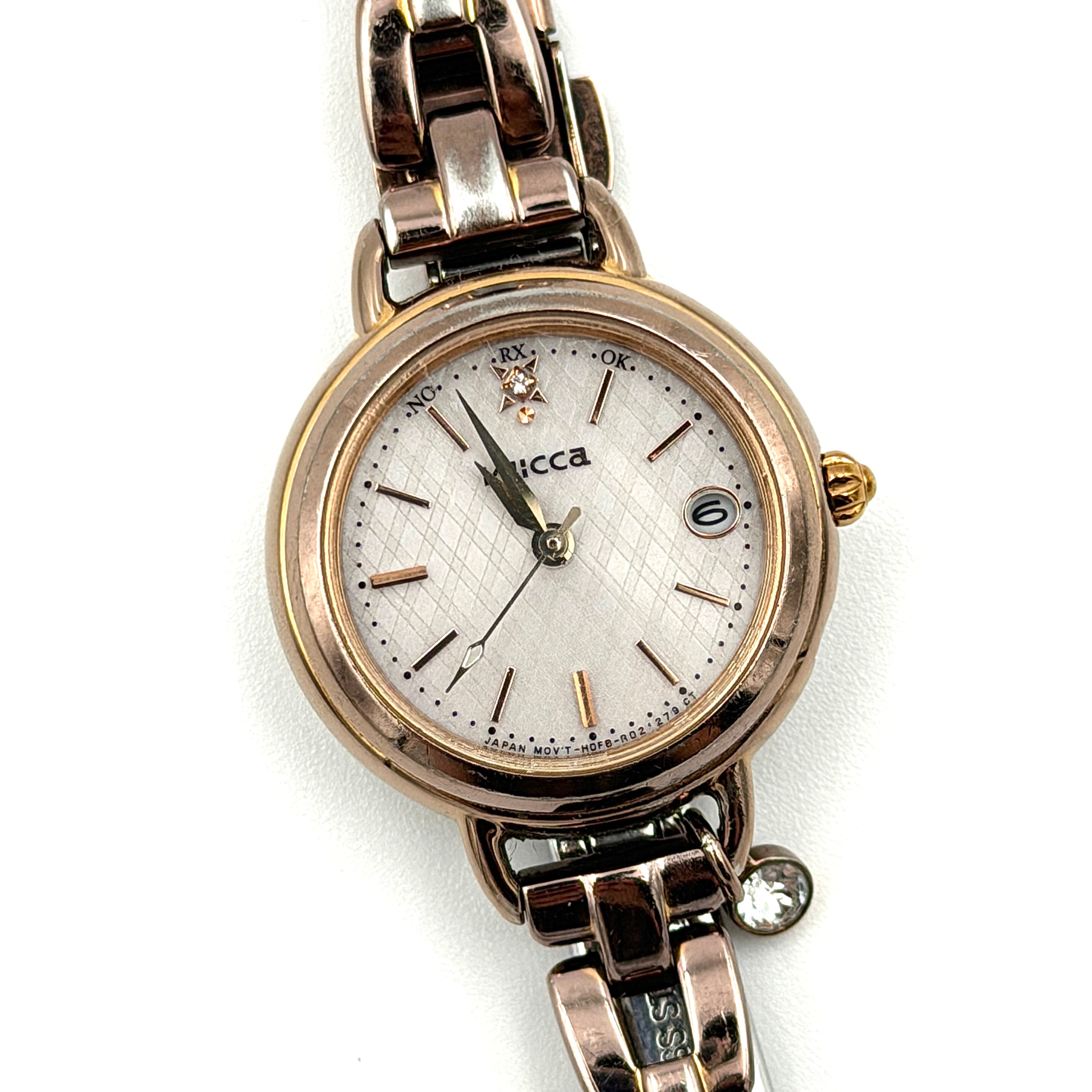 Citizen Wicca Stainless Steel Watch Rose Gold