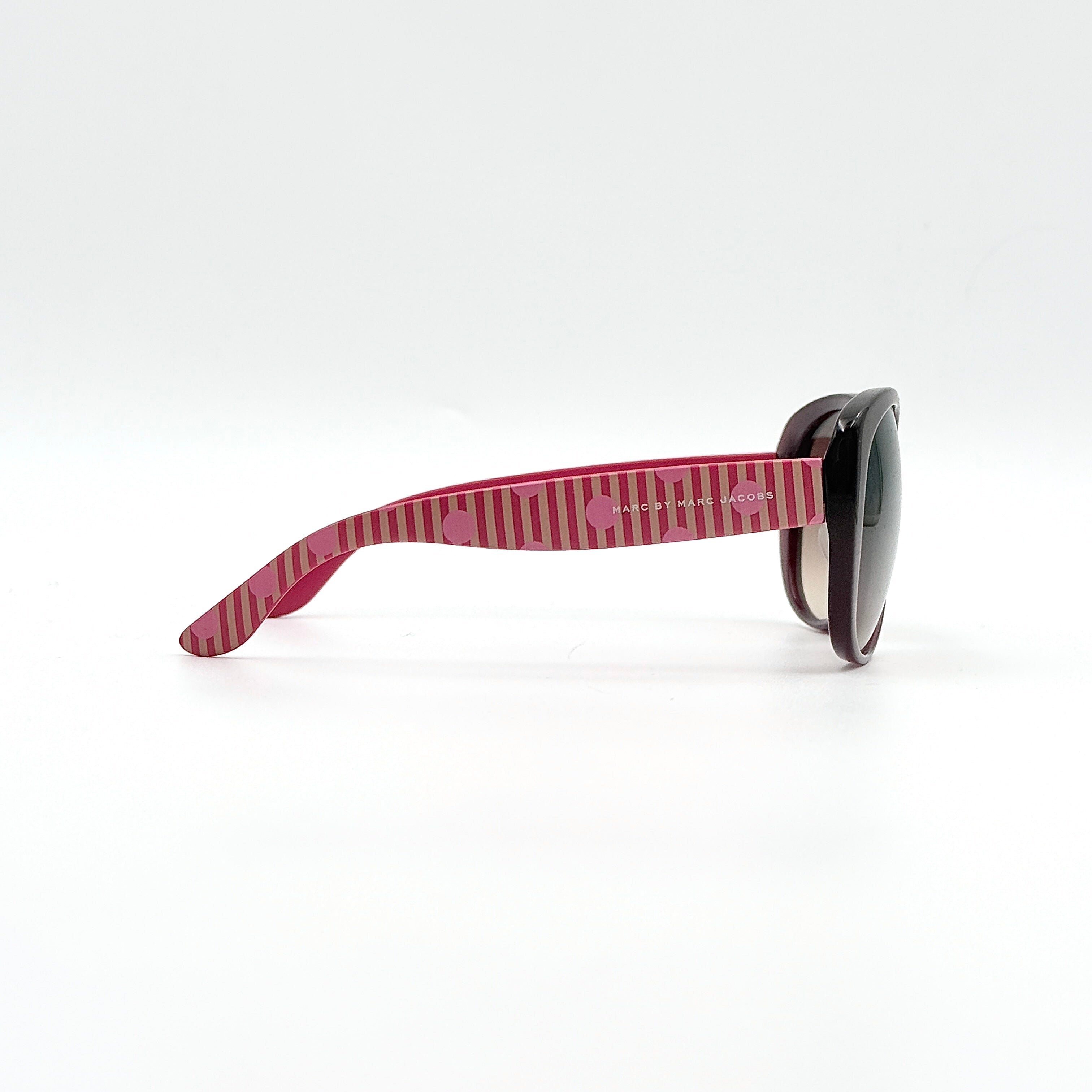 Marc by Marc Jacobs Stripe Sunglasses Pink
