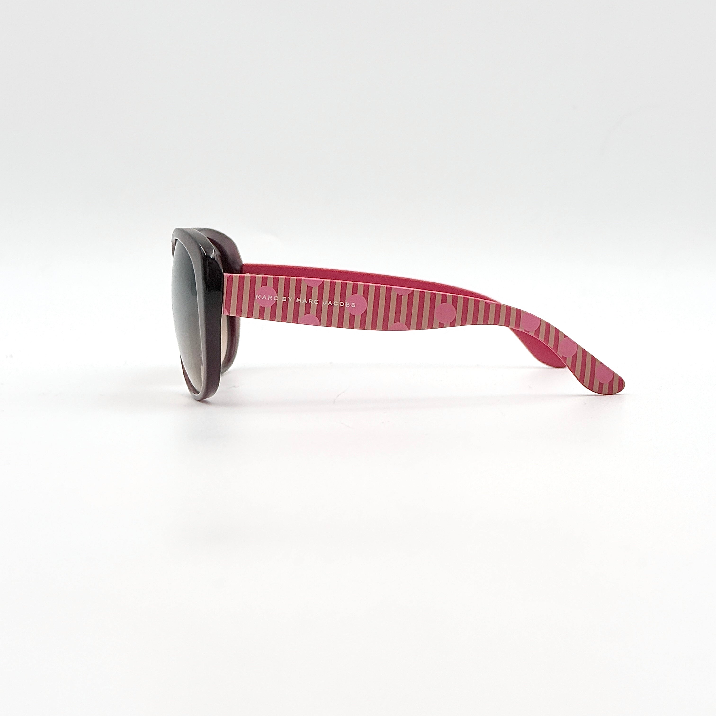 Marc by Marc Jacobs Stripe Sunglasses Pink