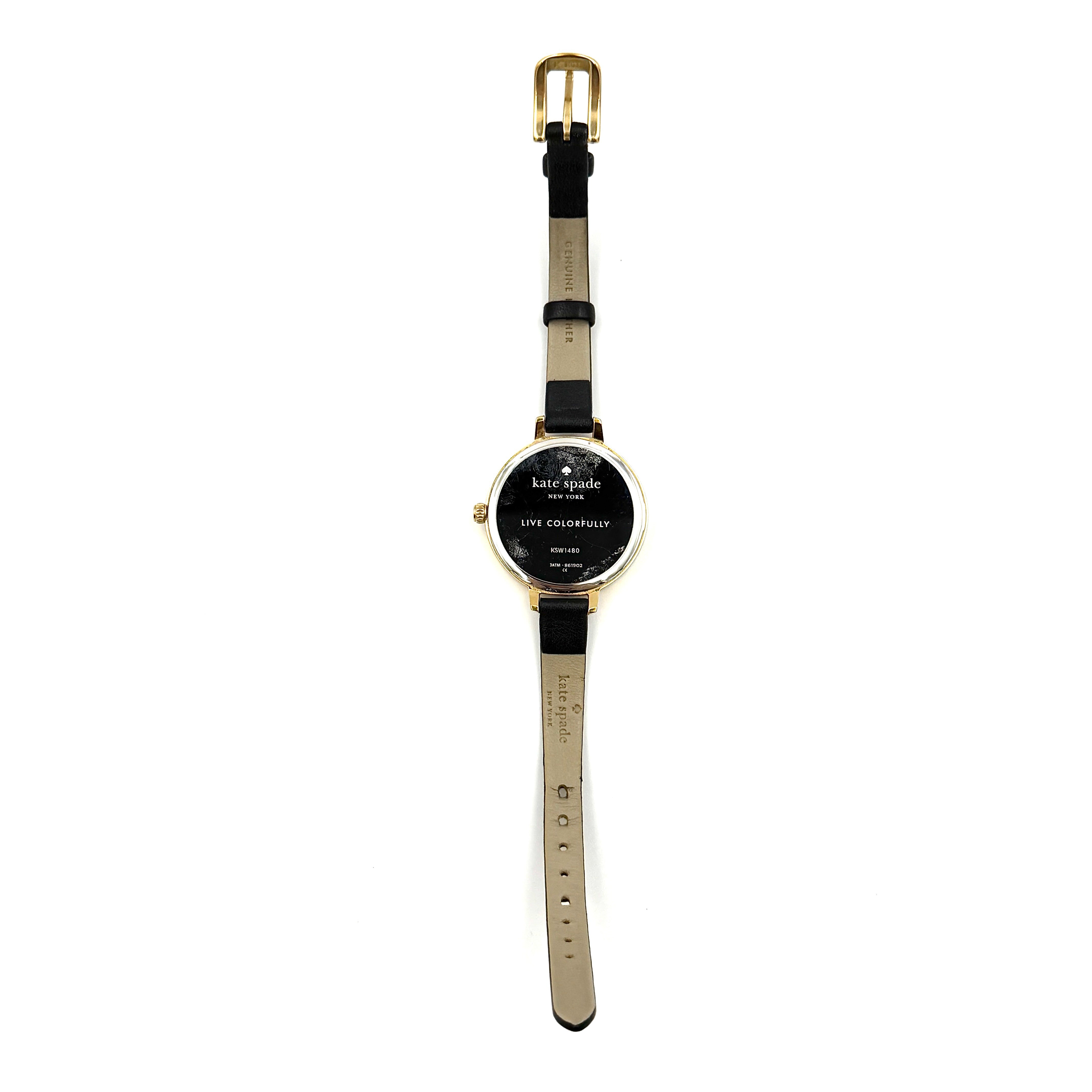 Kate Spade Floral Dial KSW1480 Watch Black