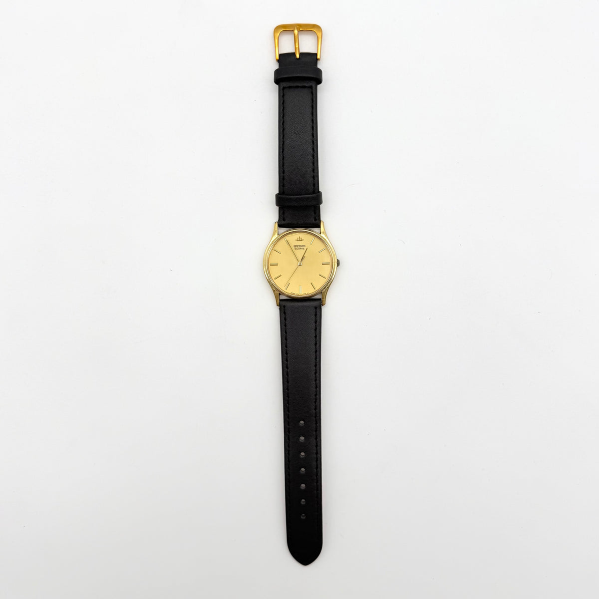 Seiko Galaxy V701-7020 Quartz Wristwatch Gold