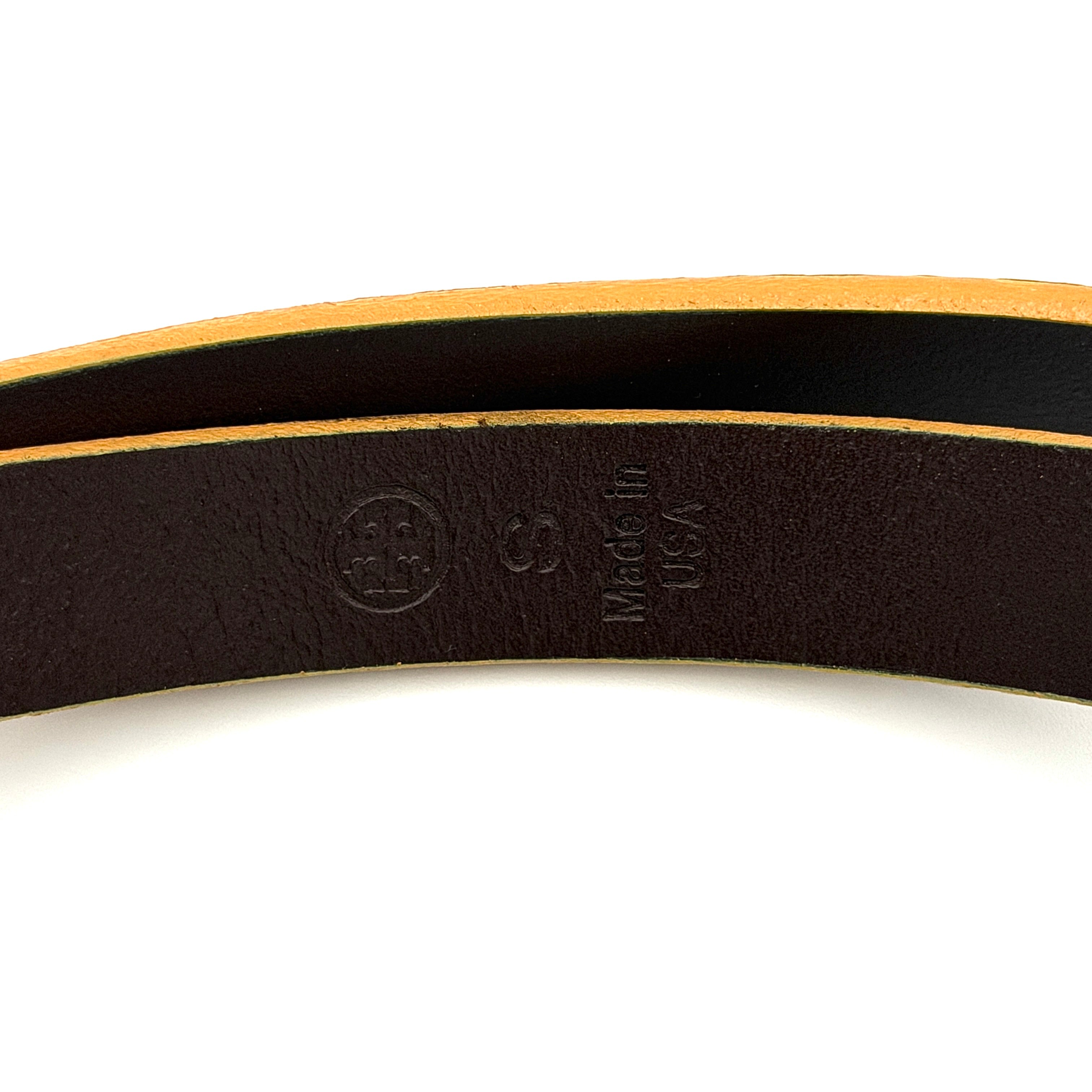Tory Burch Logo Belt Brown