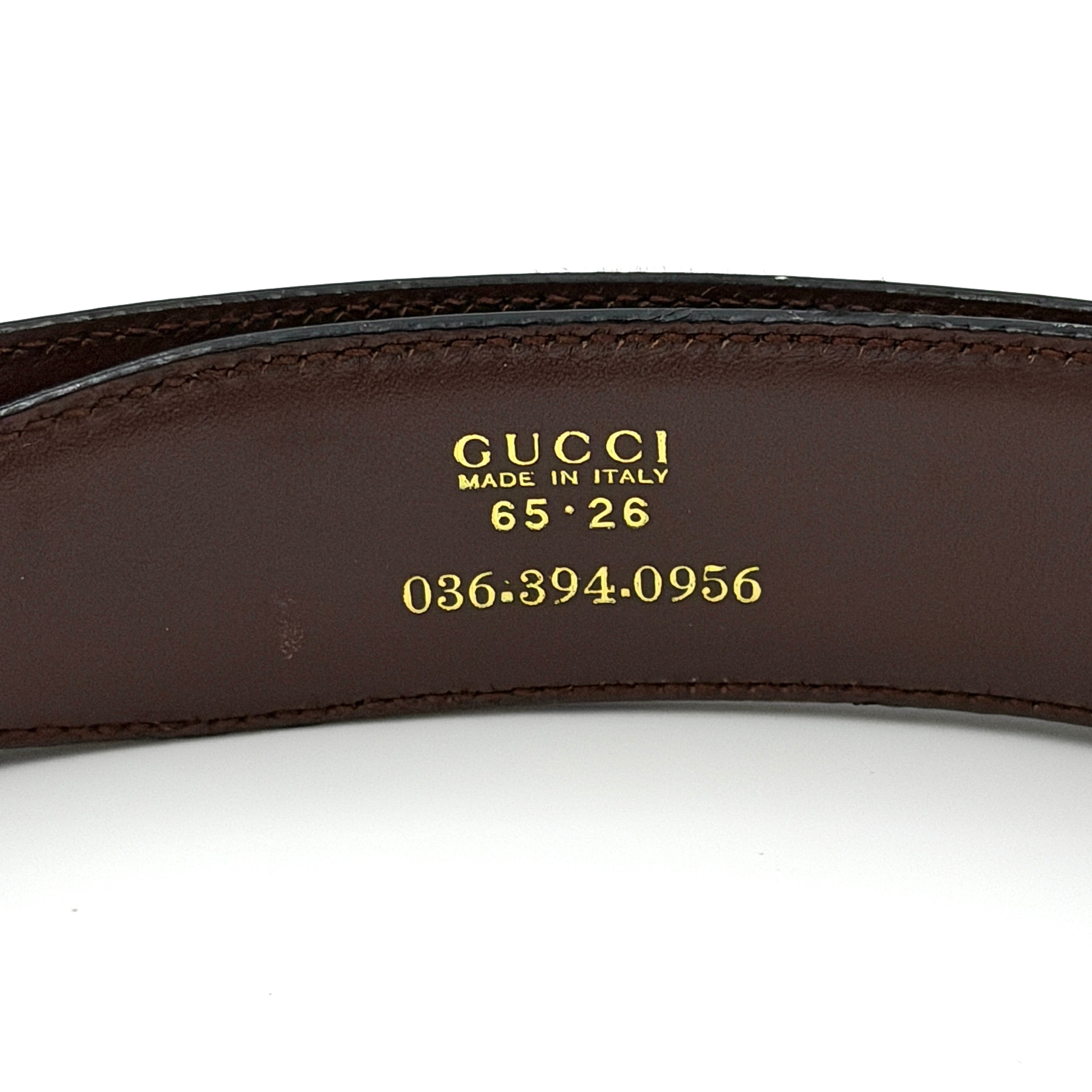 Gucci G Logo Belt Gold/Black
