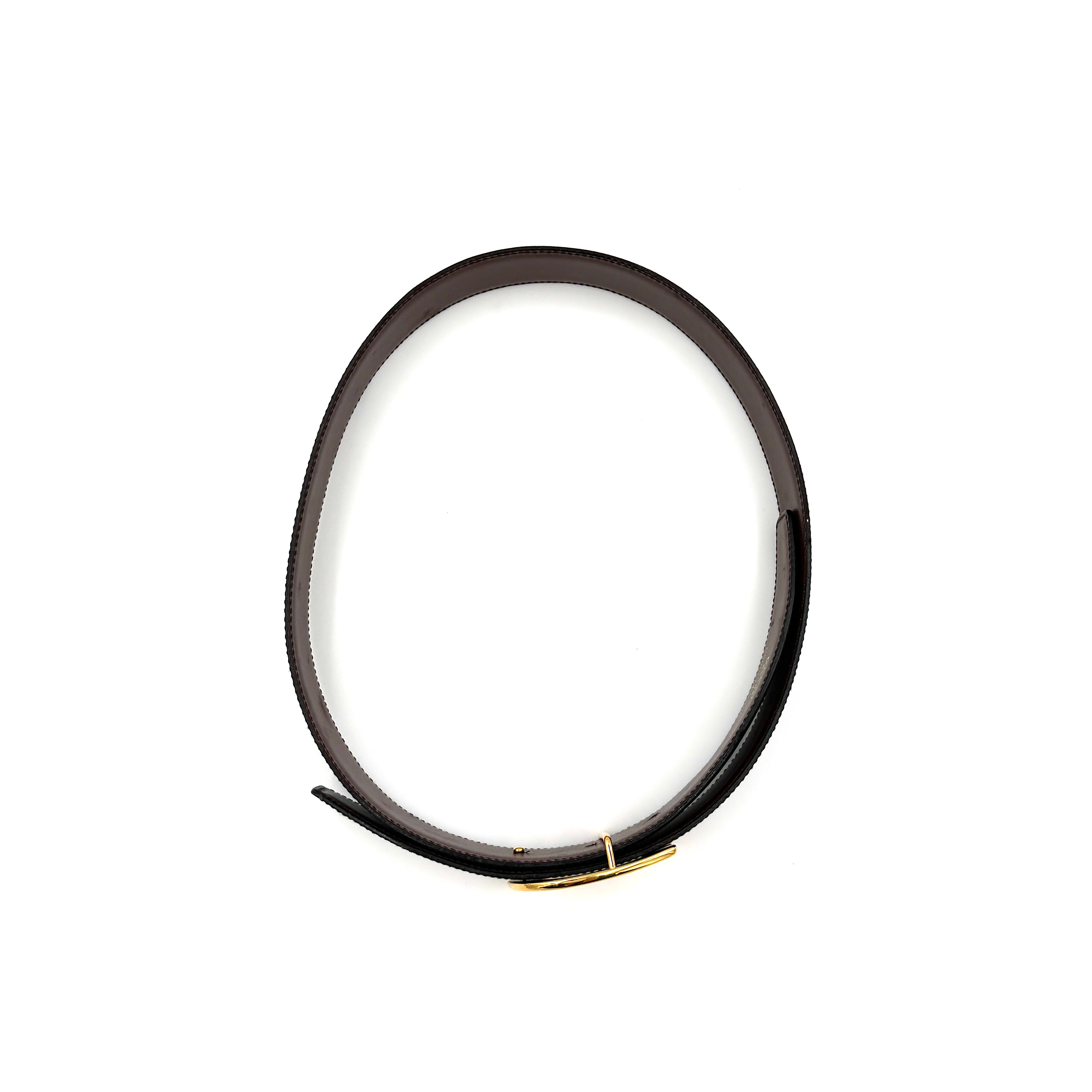 Gucci G Logo Belt Gold/Black