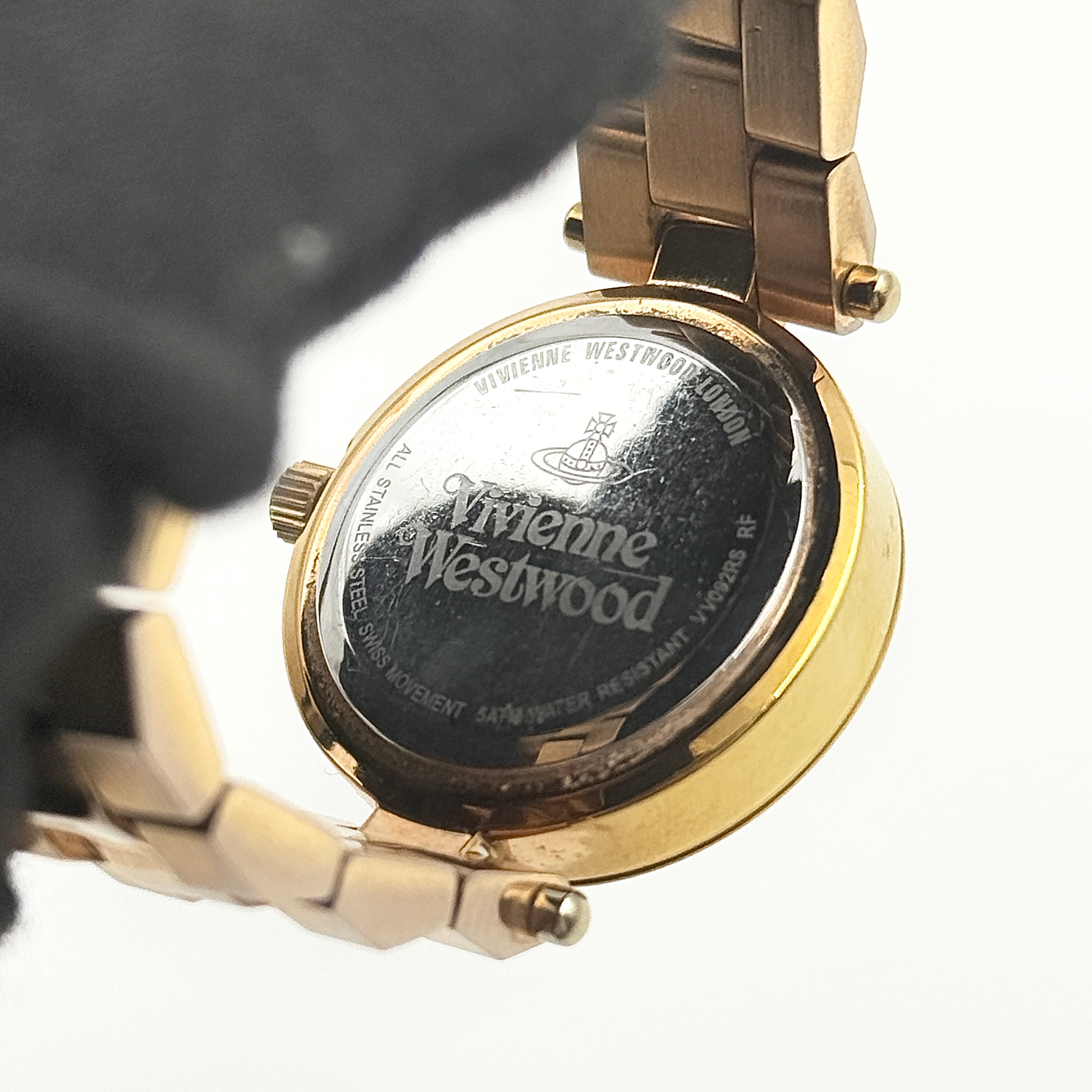 Vivienne Westwood Westbourne Black Dial VV092RS Watch Rose Gold