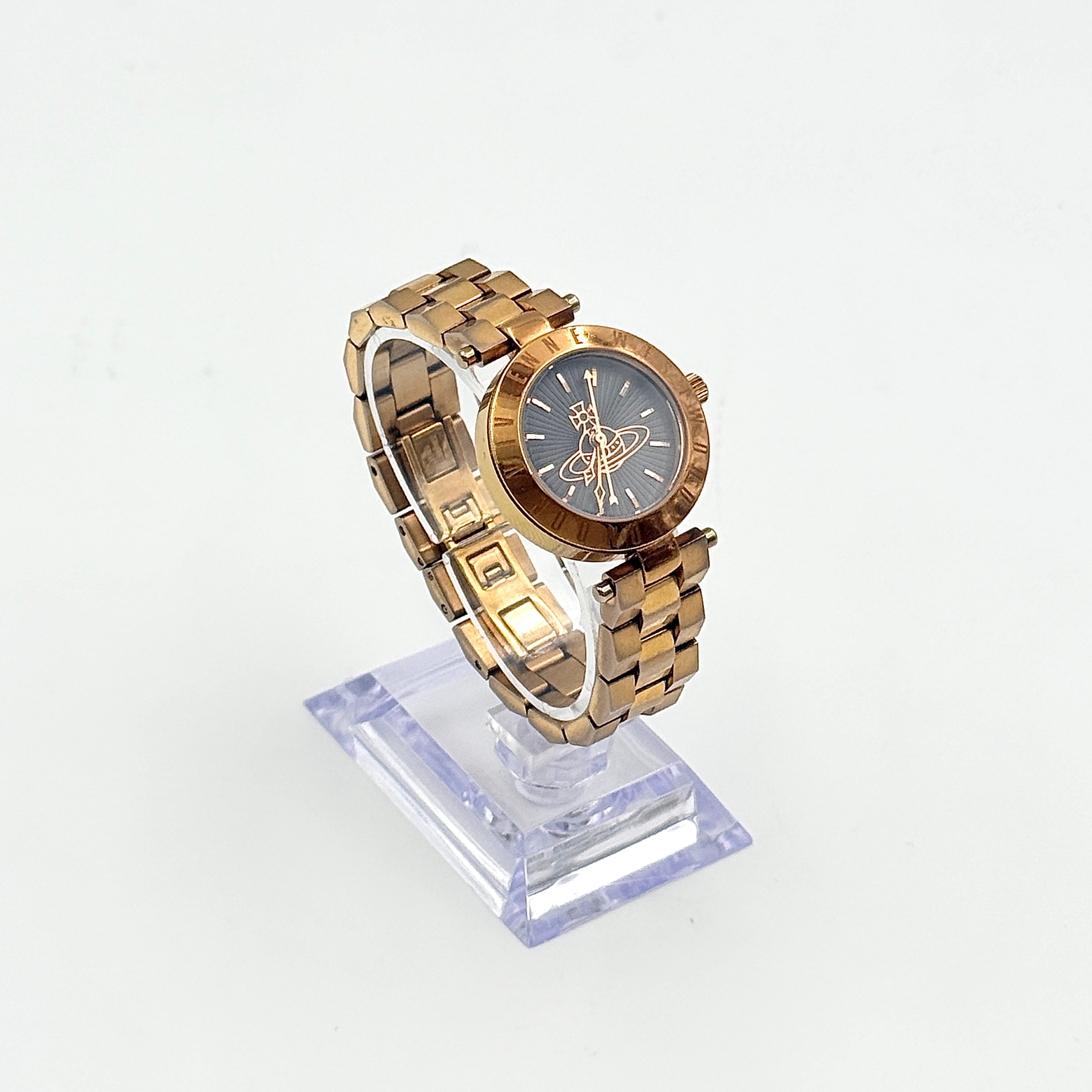 Vivienne Westwood Westbourne Black Dial VV092RS Watch Rose Gold