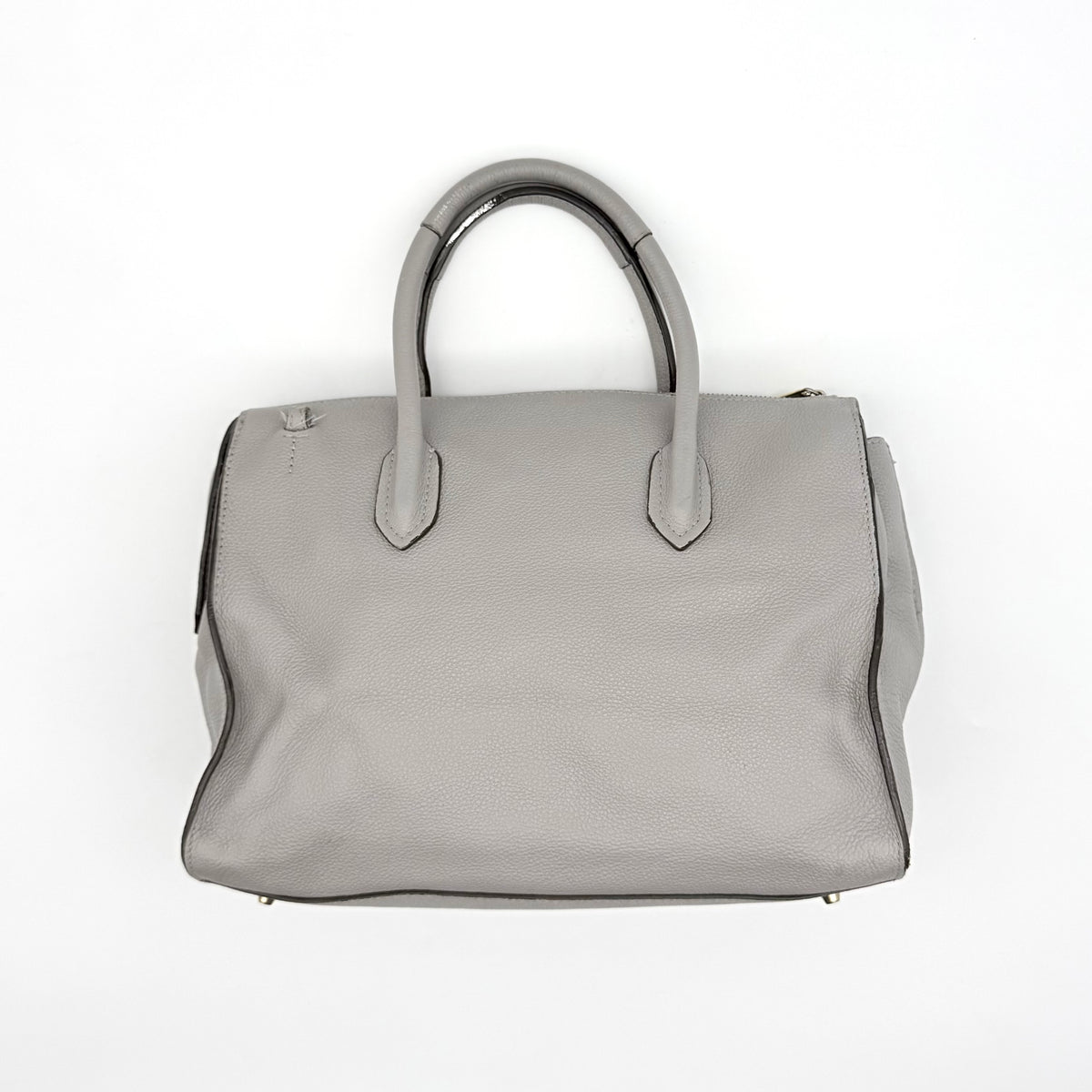Furla 2Way Pin Satchel Handbag Grey