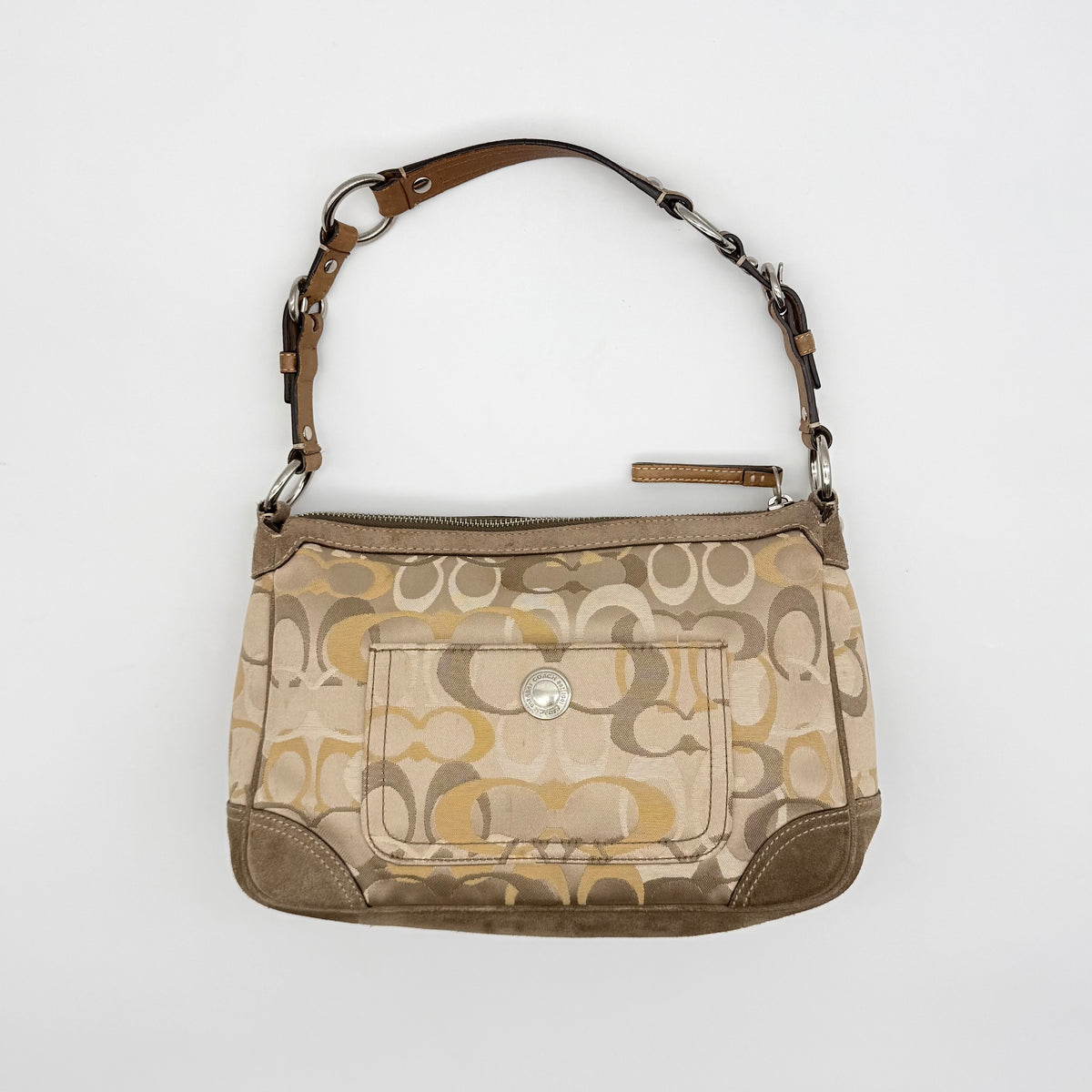 Coach Signature Chelsea Shoulder Bag Brown