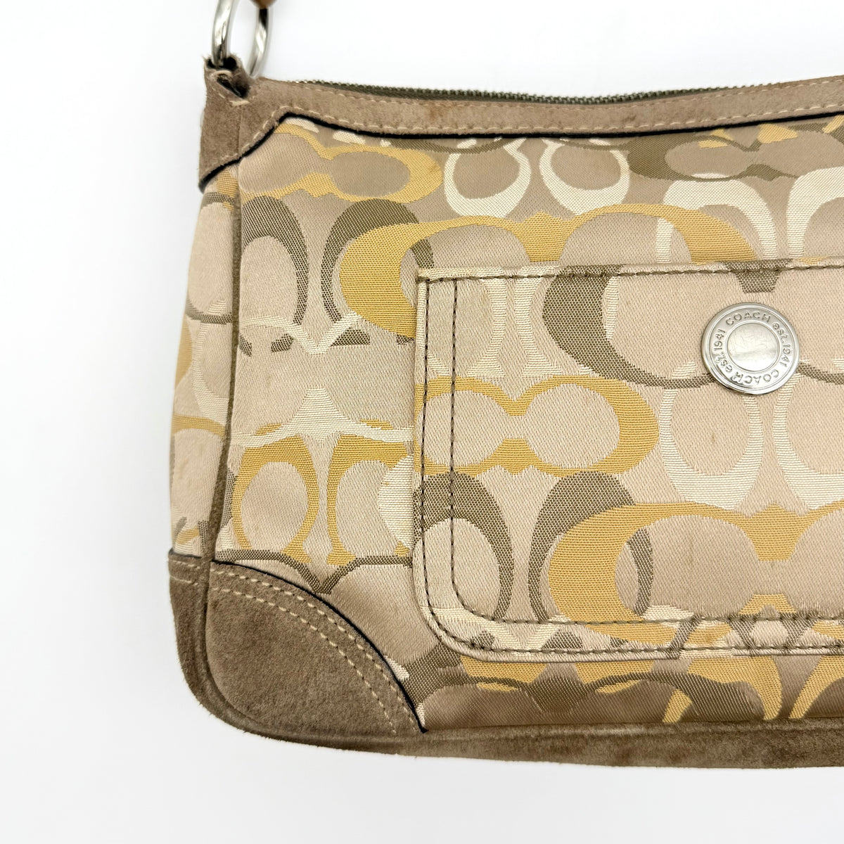 Coach Signature Chelsea Shoulder Bag Brown