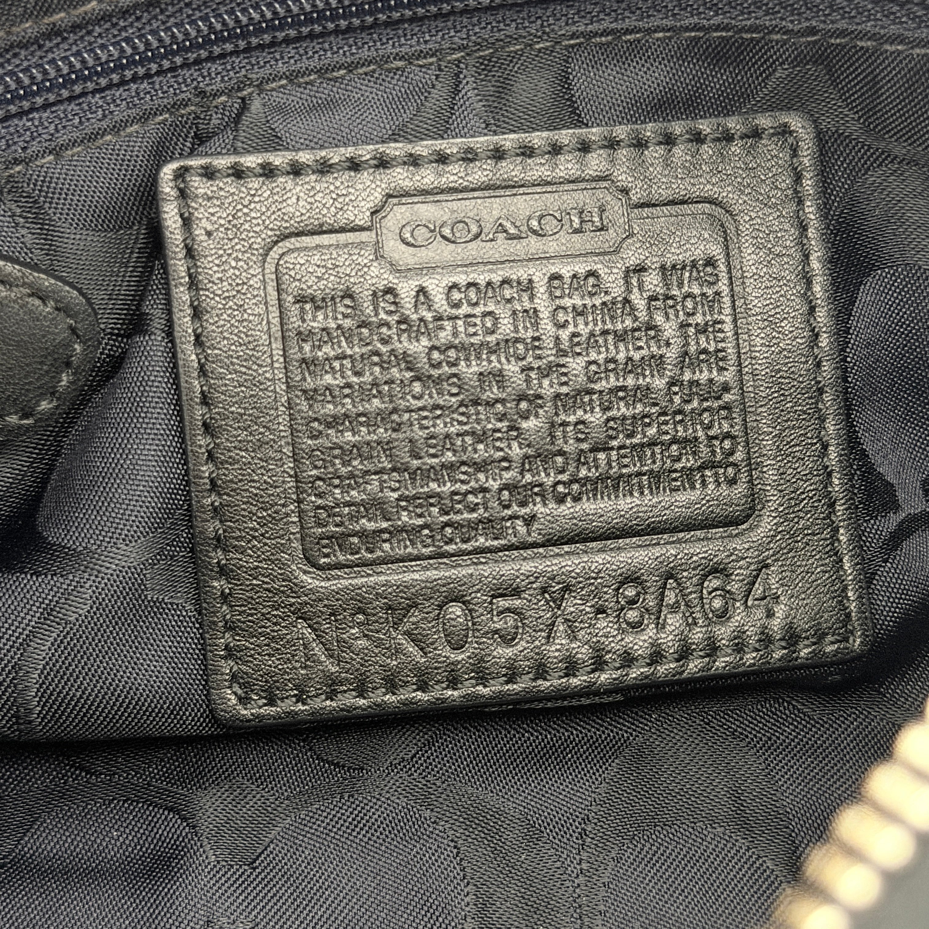 Coach Y2K Hampton Demi Baguette Shoulder Bag Black
