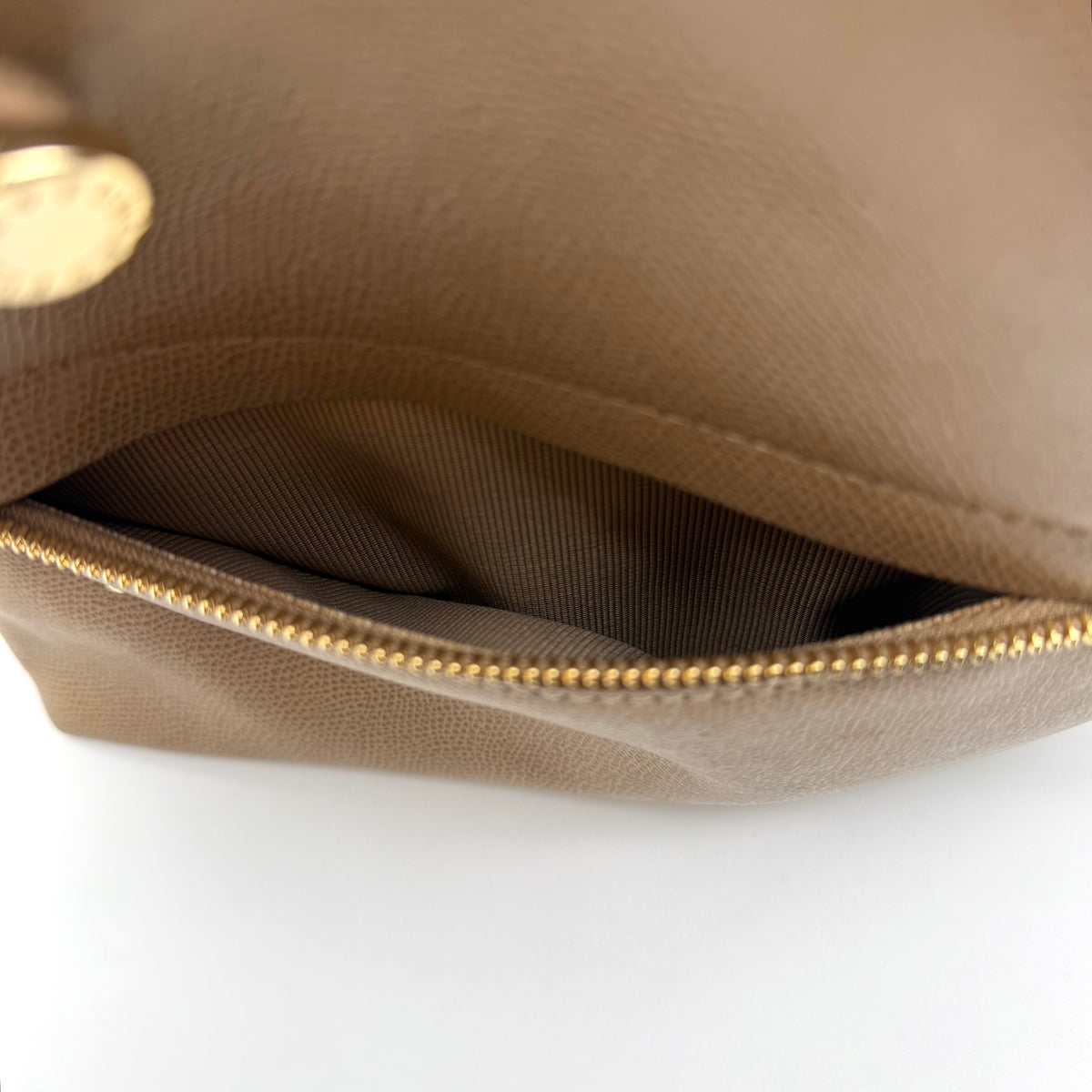 Furla 2Way Piper Dome Satchel Handbag Taupe